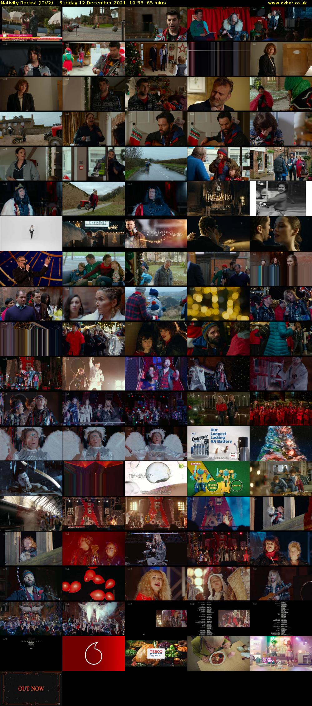 Nativity Rocks! (ITV2) Sunday 12 December 2021 19:55 - 21:00