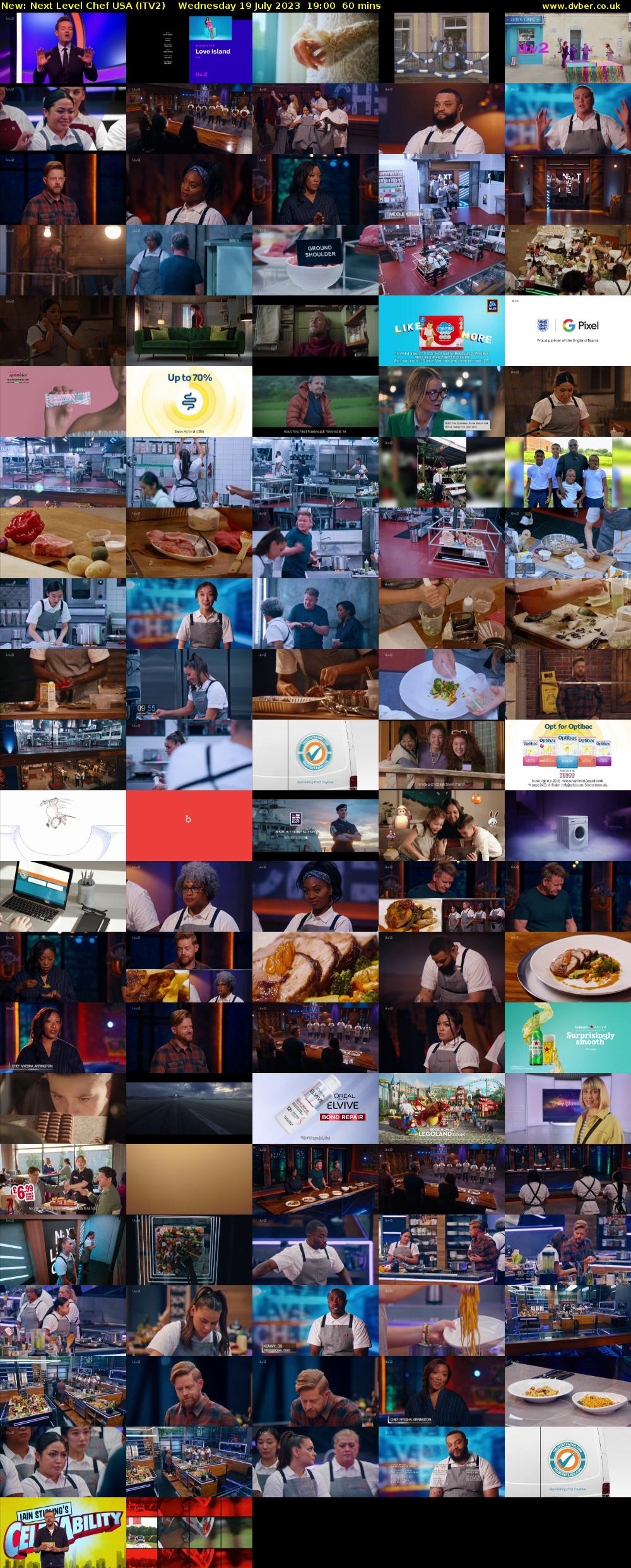Next Level Chef USA (ITV2) Wednesday 19 July 2023 19:00 - 20:00