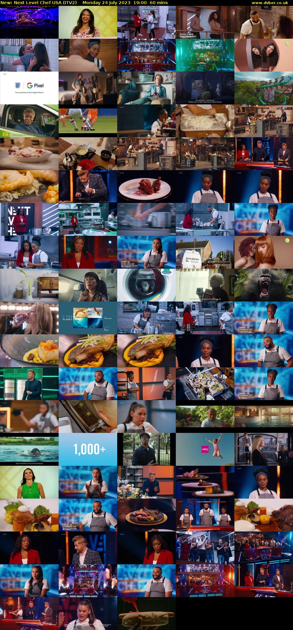 Next Level Chef USA (ITV2) Monday 24 July 2023 19:00 - 20:00