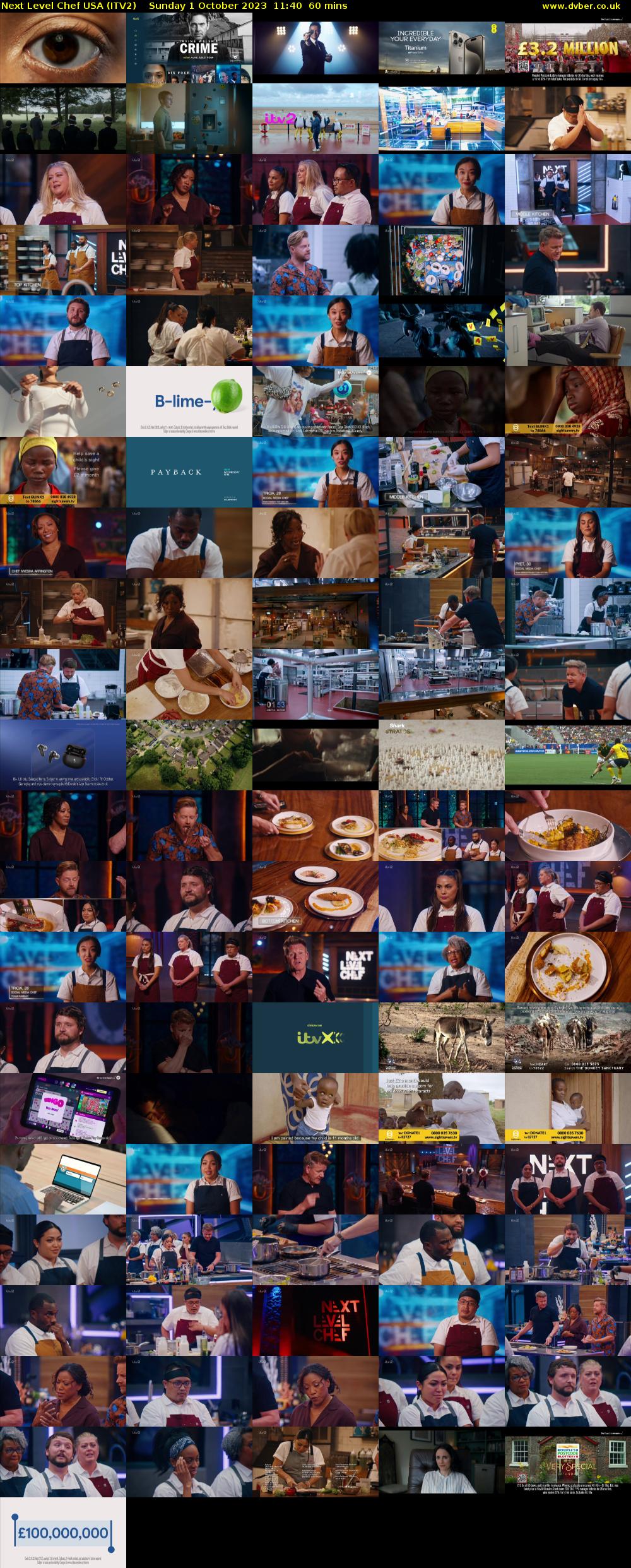 Next Level Chef USA (ITV2) Sunday 1 October 2023 11:40 - 12:40