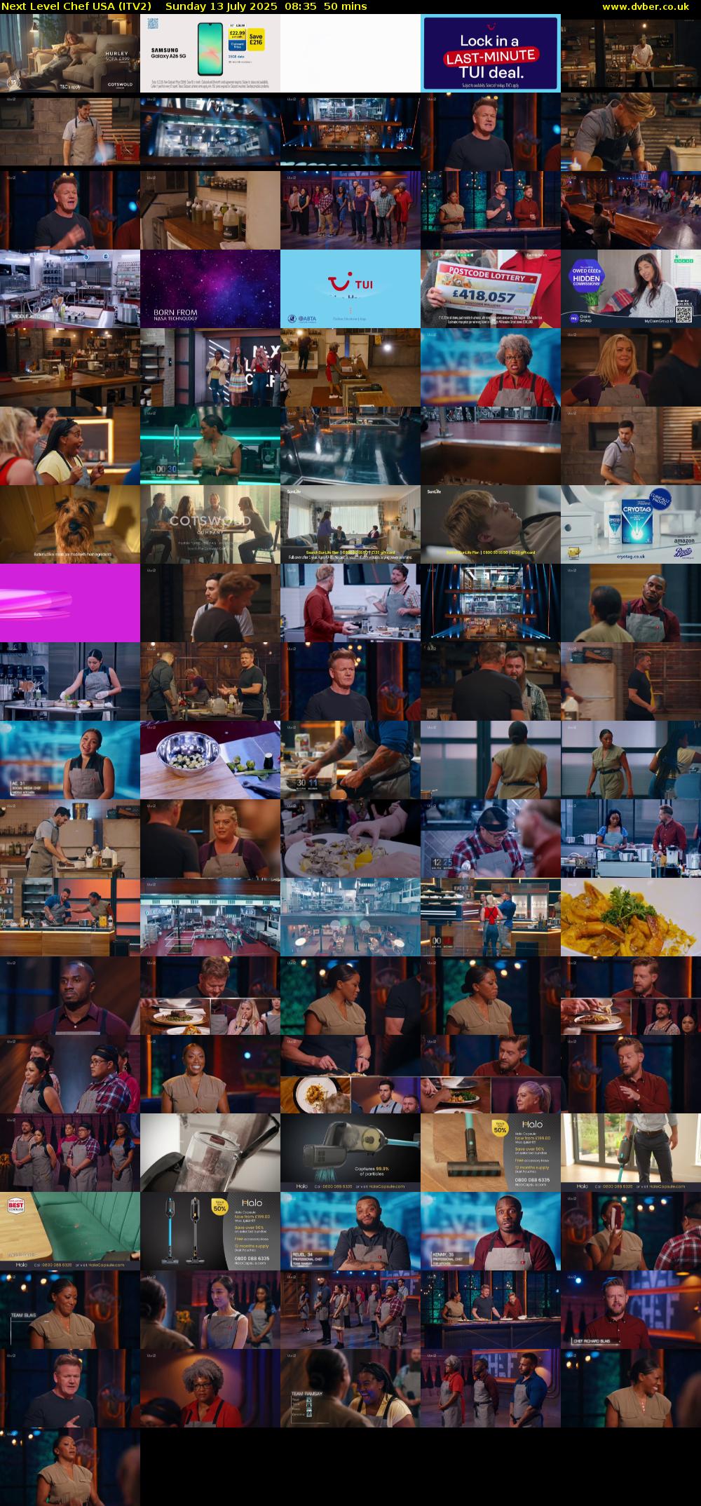 Next Level Chef USA (ITV2) Sunday 13 July 2025 08:35 - 09:25