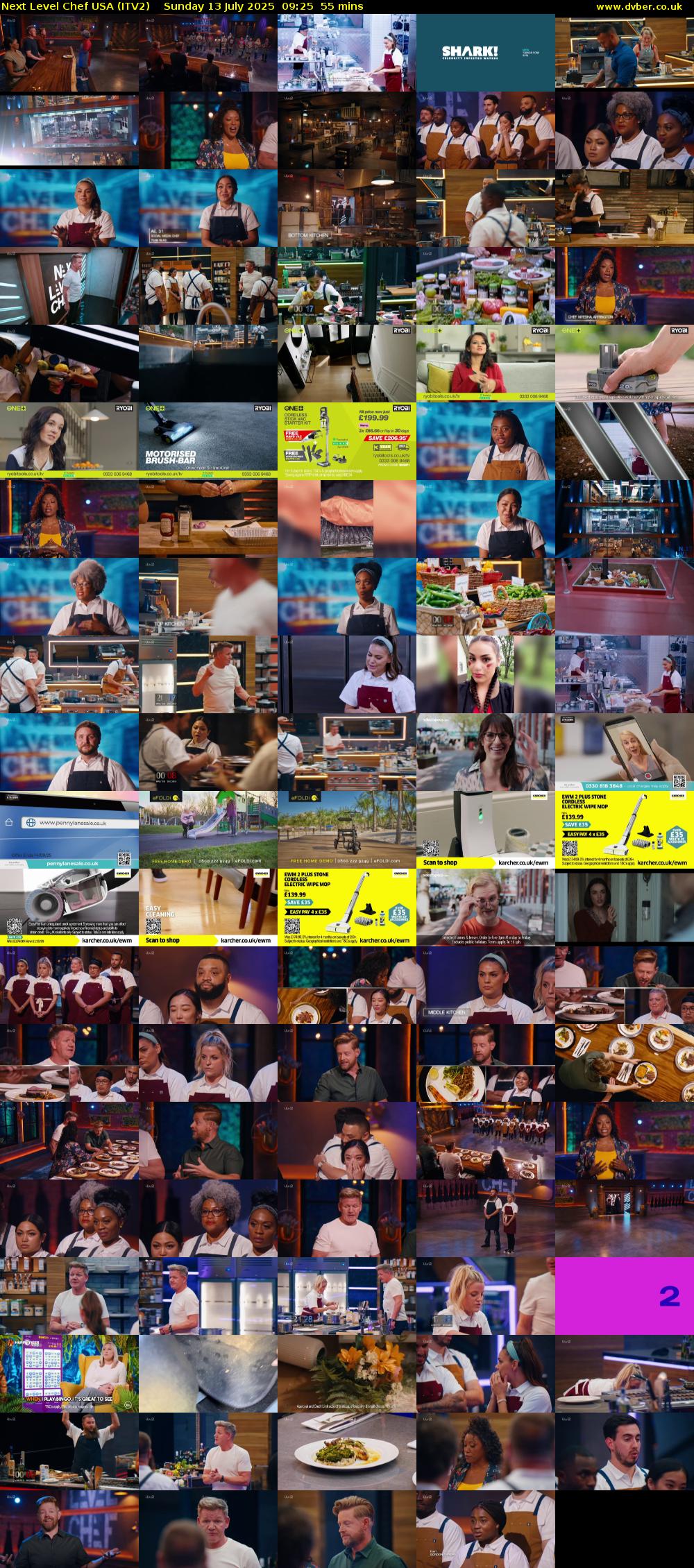Next Level Chef USA (ITV2) Sunday 13 July 2025 09:25 - 10:20