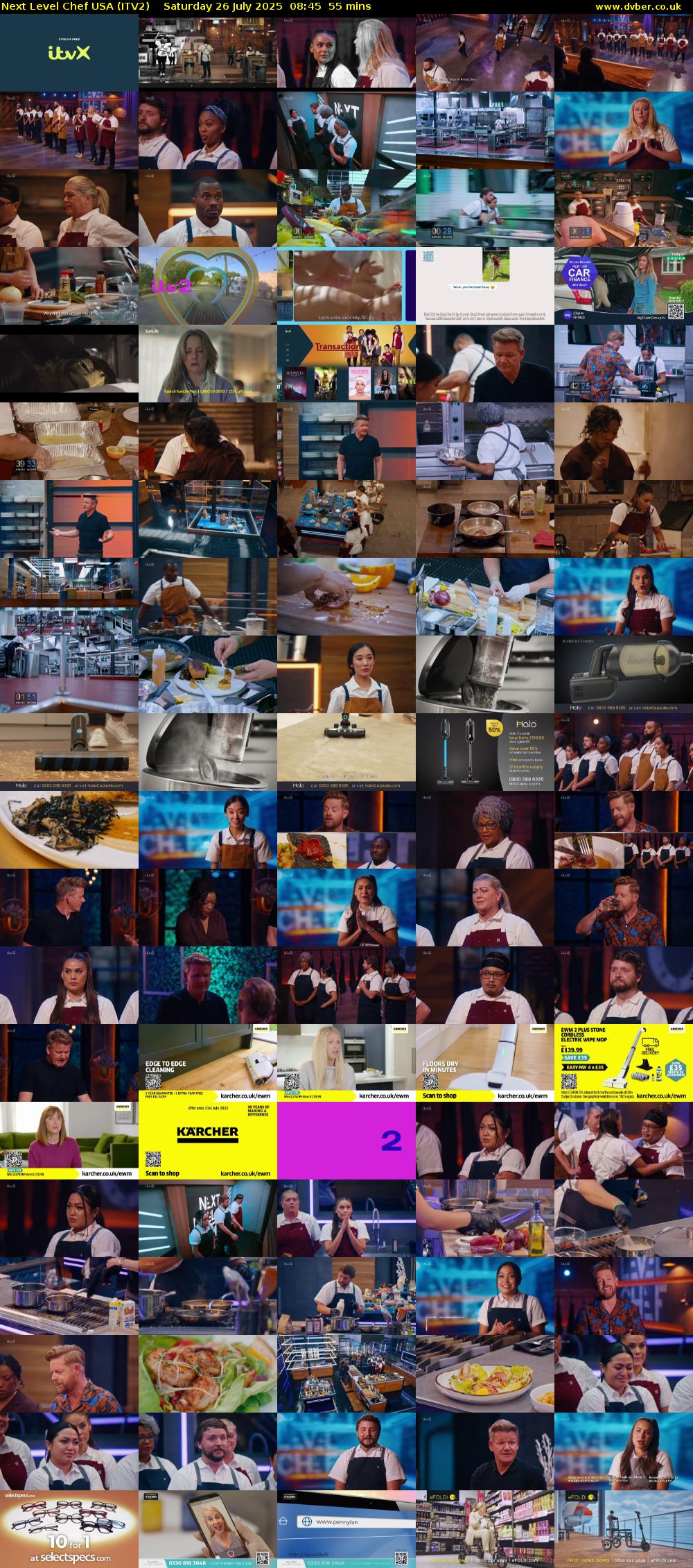 Next Level Chef USA (ITV2) Saturday 26 July 2025 08:45 - 09:40