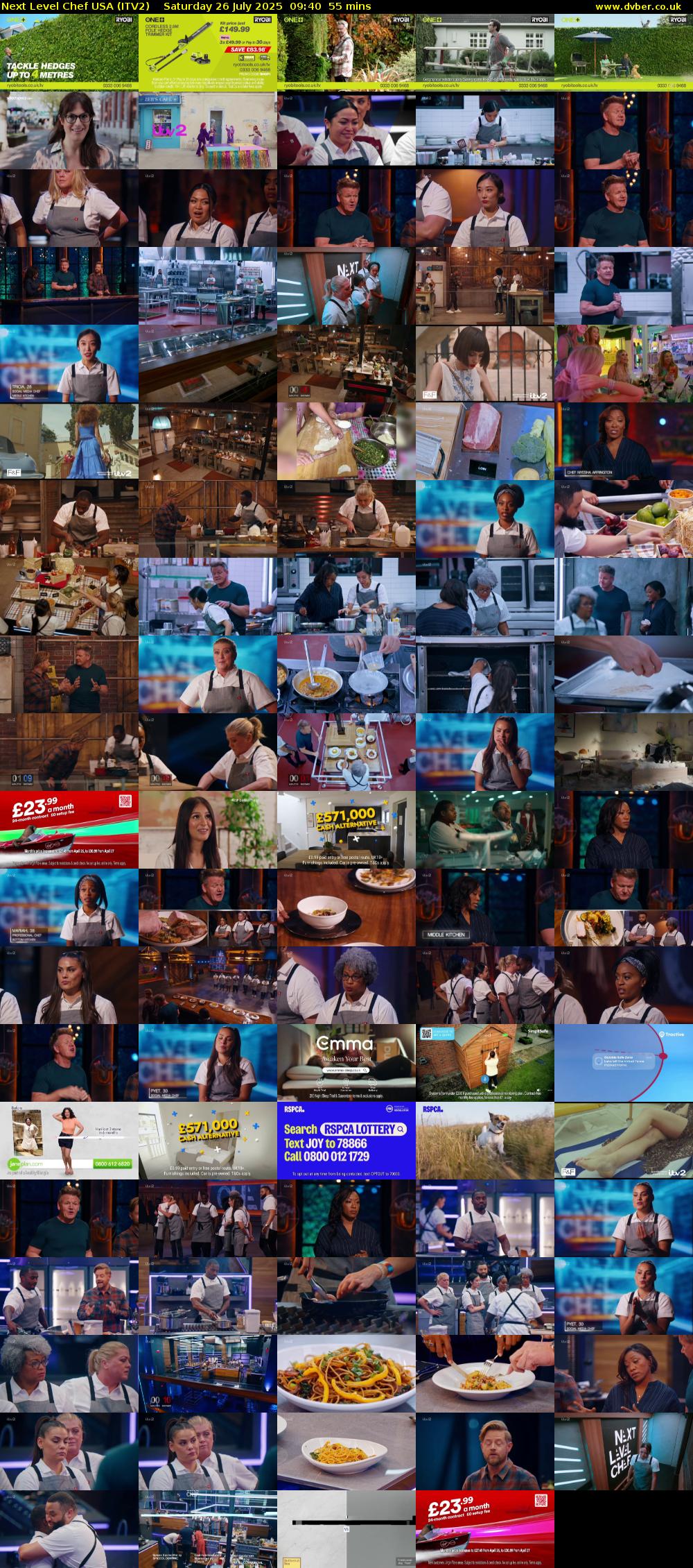 Next Level Chef USA (ITV2) Saturday 26 July 2025 09:40 - 10:35