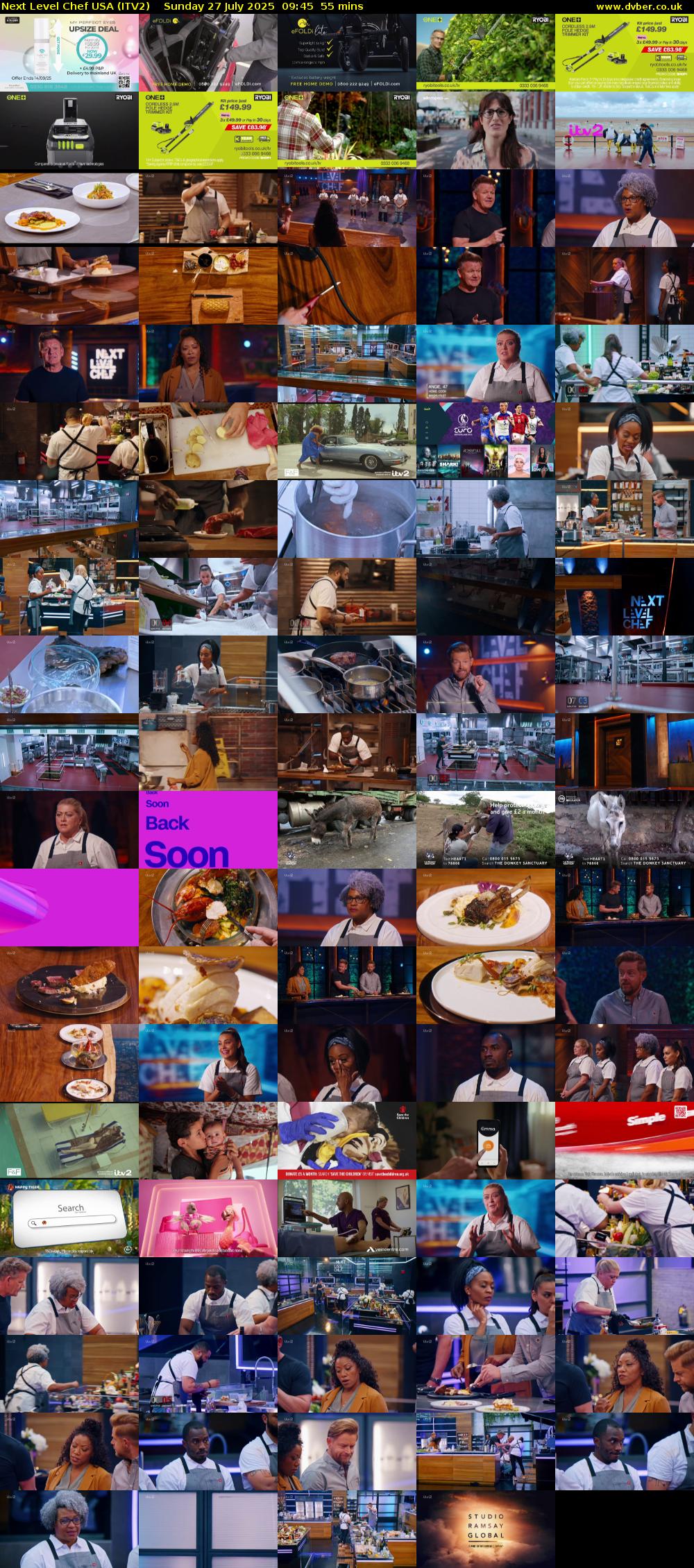 Next Level Chef USA (ITV2) Sunday 27 July 2025 09:45 - 10:40