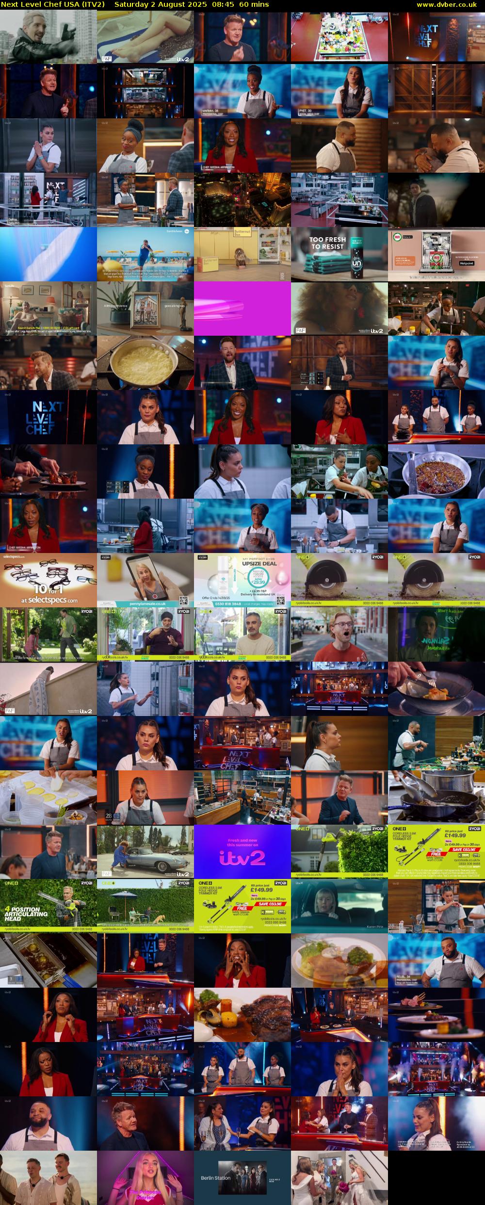 Next Level Chef USA (ITV2) Saturday 2 August 2025 08:45 - 09:45