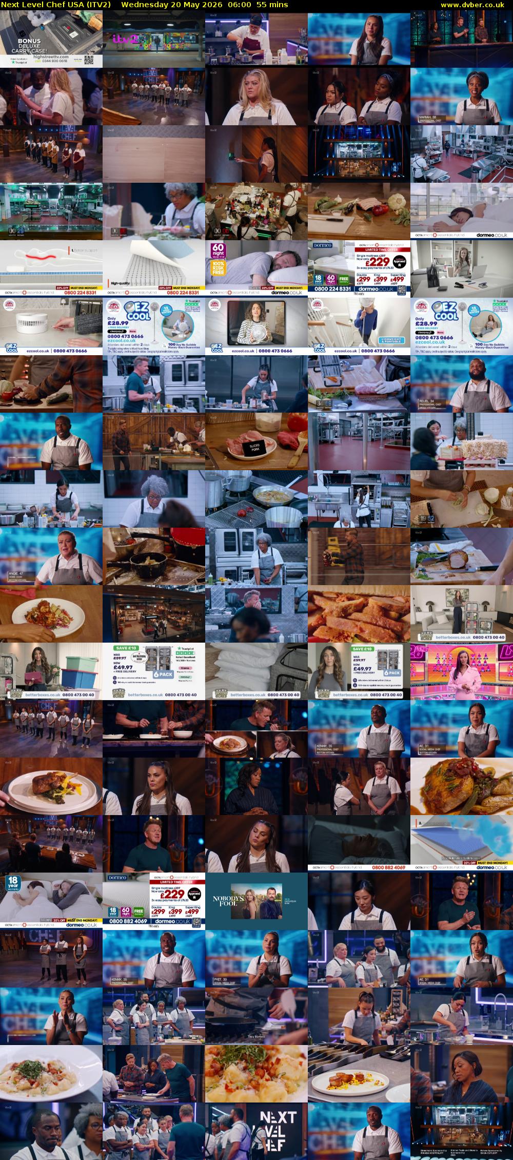 Next Level Chef USA (ITV2) Wednesday 20 May 2026 06:00 - 06:55