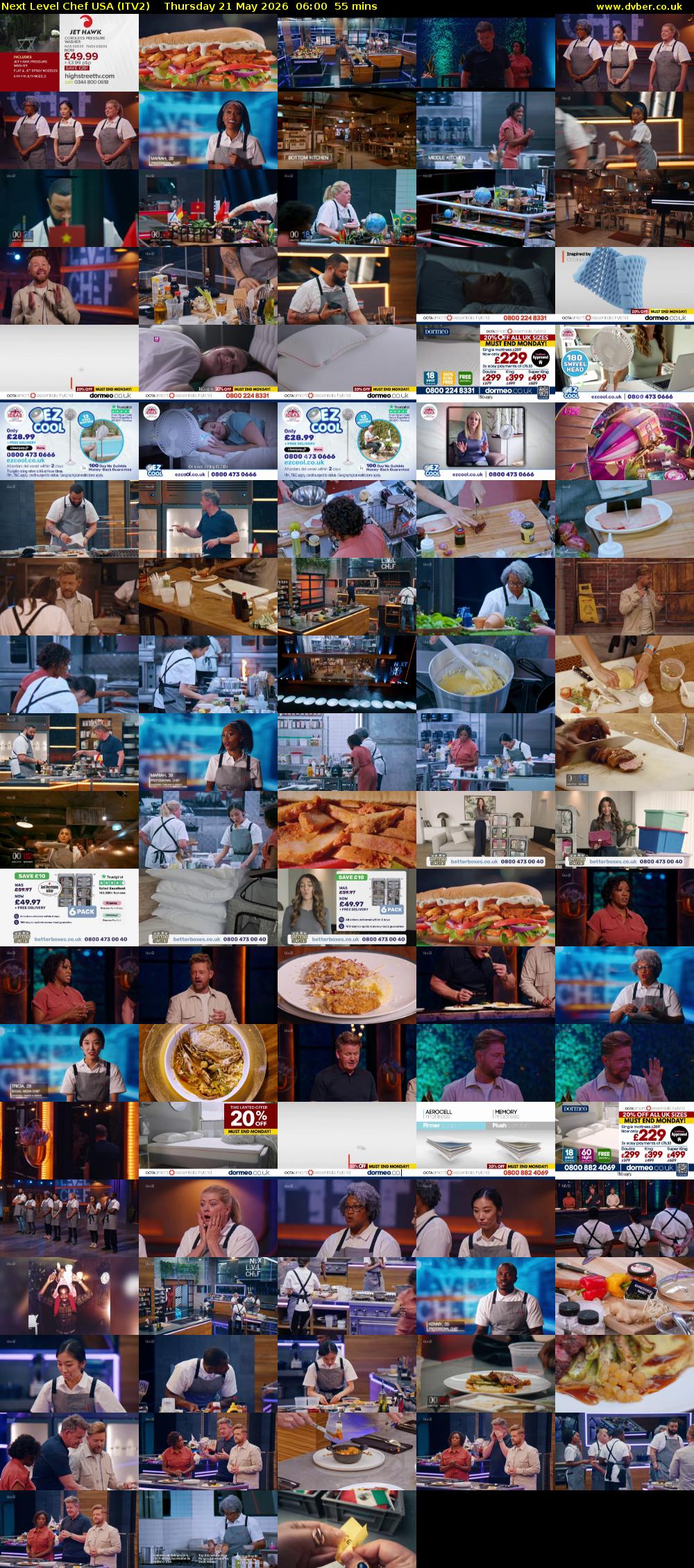 Next Level Chef USA (ITV2) Thursday 21 May 2026 06:00 - 06:55