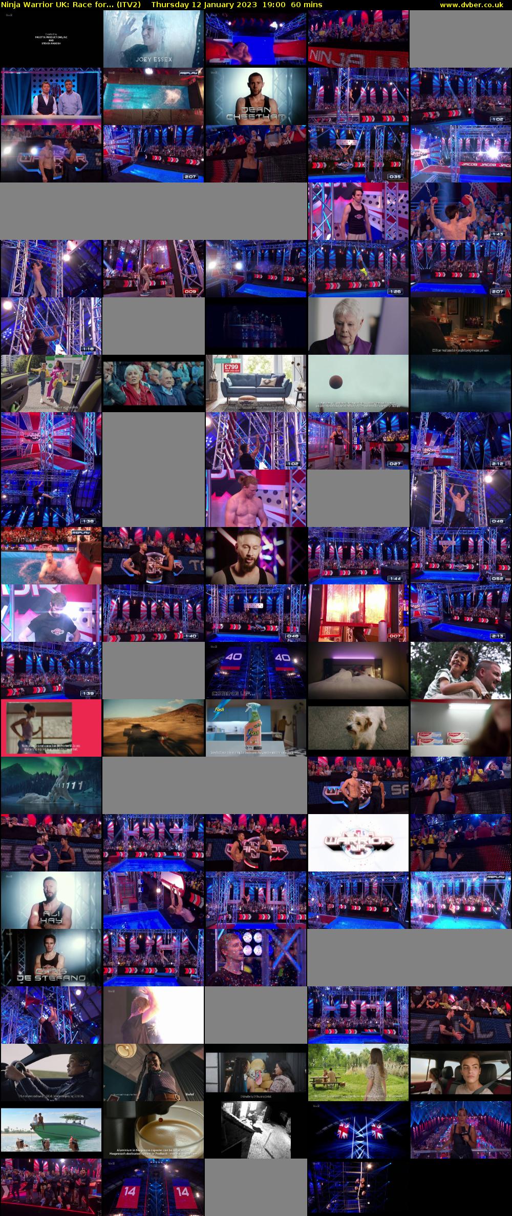Ninja Warrior UK: Race for... (ITV2) Thursday 12 January 2023 19:00 - 20:00