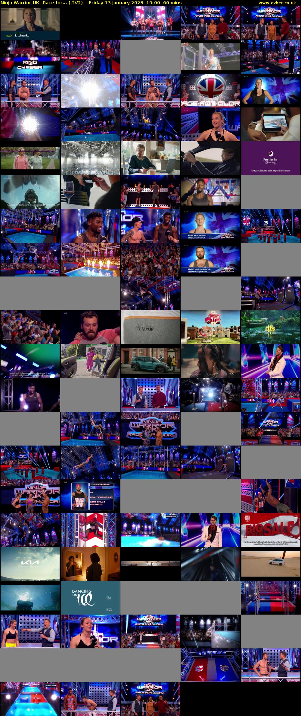 Ninja Warrior UK: Race for... (ITV2) Friday 13 January 2023 19:00 - 20:00