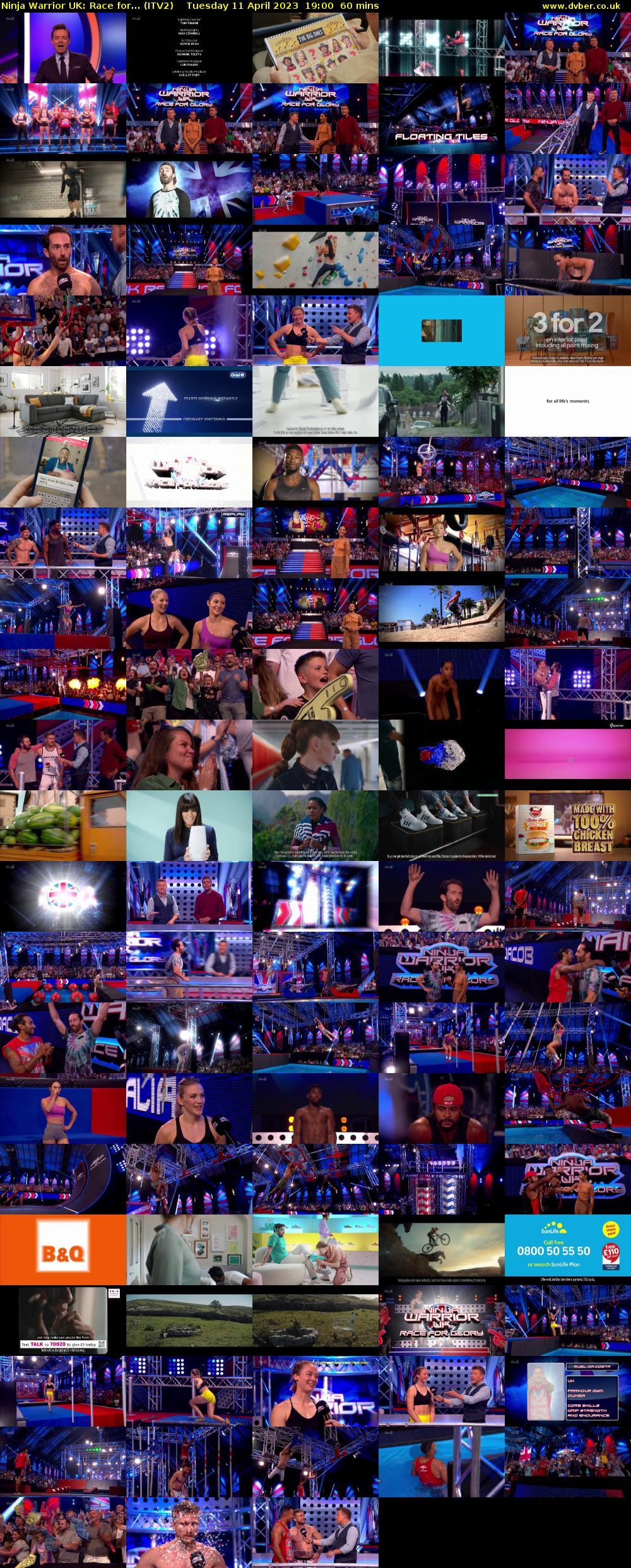 Ninja Warrior UK: Race for... (ITV2) Tuesday 11 April 2023 19:00 - 20:00
