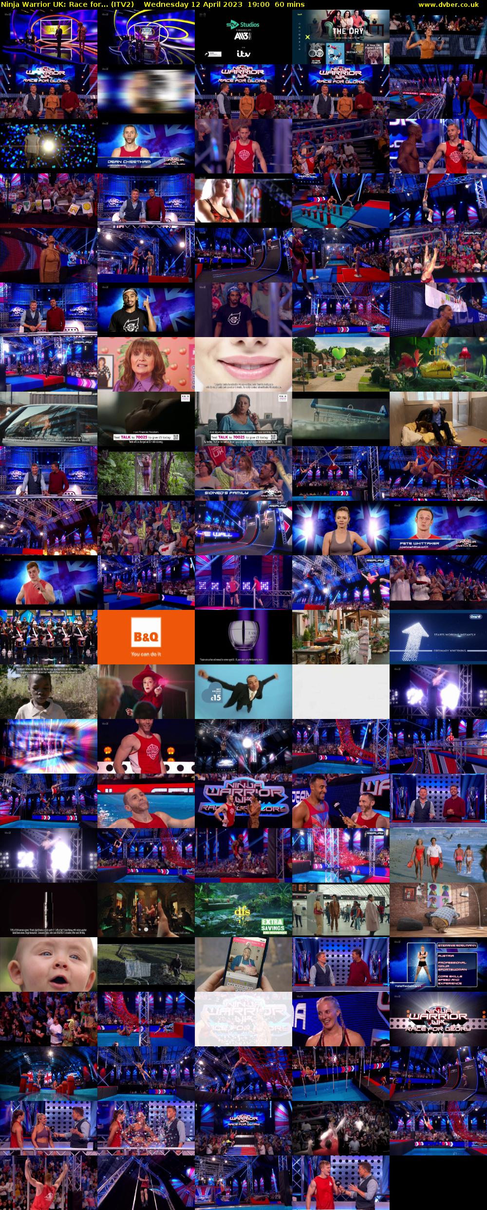 Ninja Warrior UK: Race for... (ITV2) Wednesday 12 April 2023 19:00 - 20:00