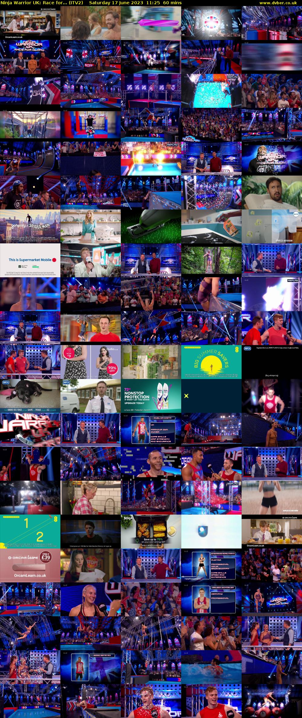 Ninja Warrior UK: Race for... (ITV2) Saturday 17 June 2023 11:25 - 12:25