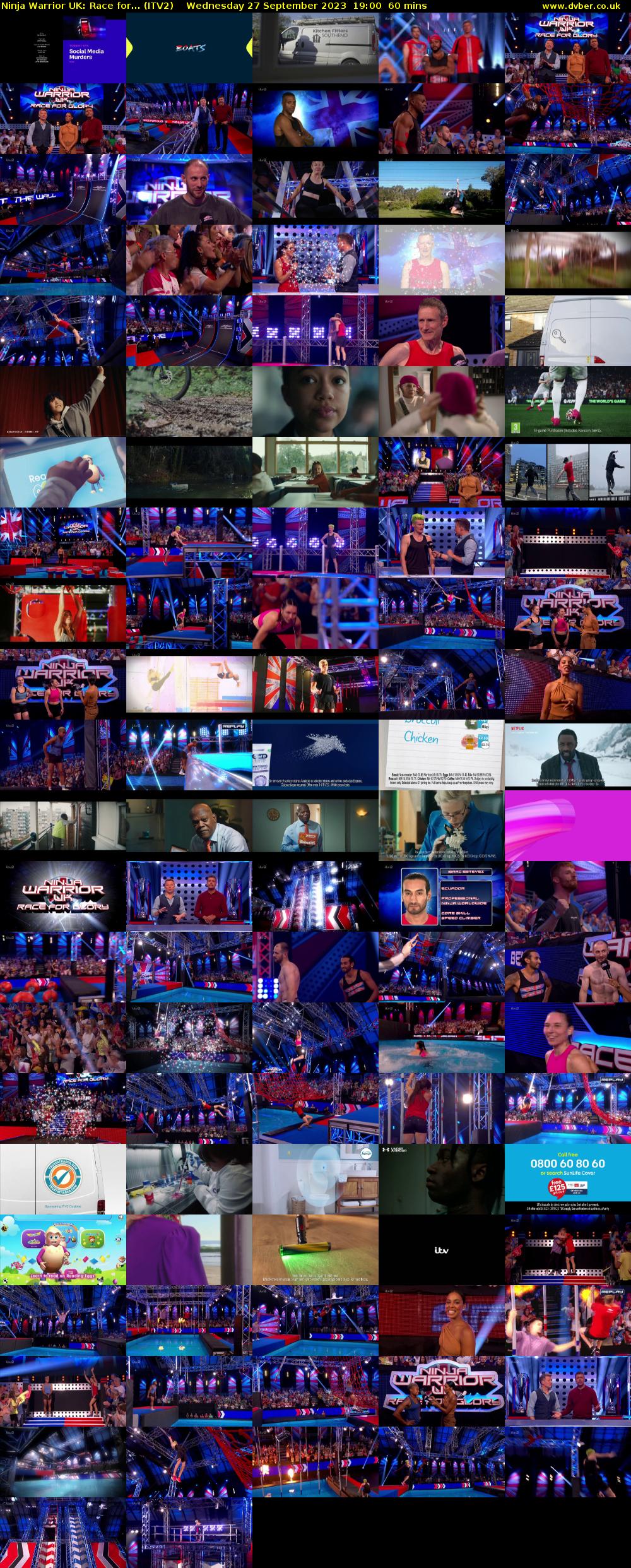 Ninja Warrior UK: Race for... (ITV2) Wednesday 27 September 2023 19:00 - 20:00