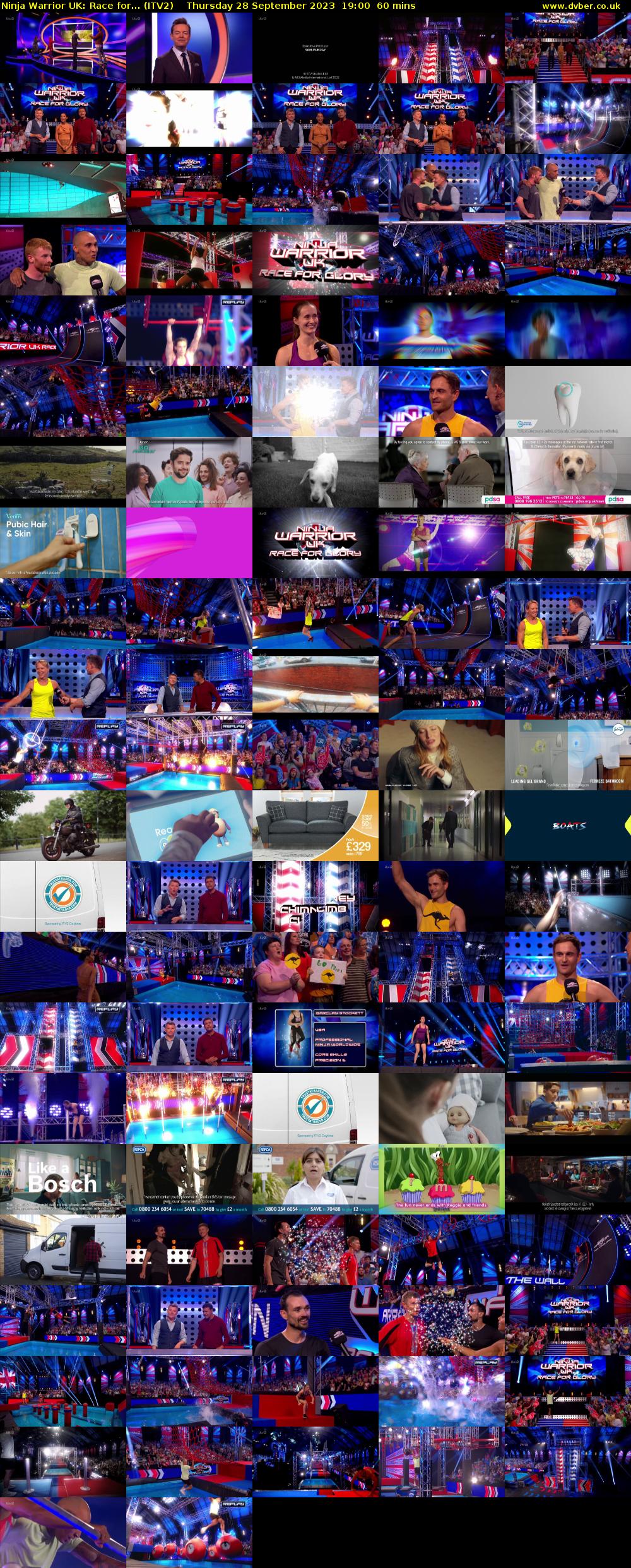 Ninja Warrior UK: Race for... (ITV2) Thursday 28 September 2023 19:00 - 20:00