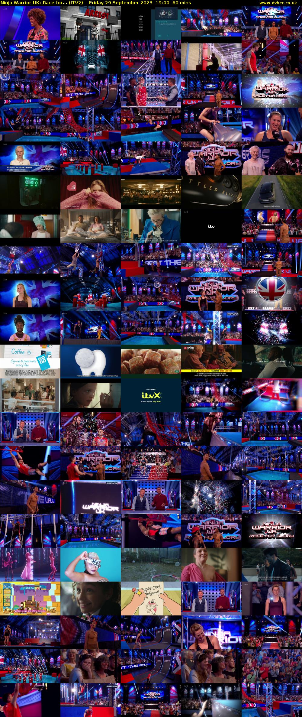 Ninja Warrior UK: Race for... (ITV2) Friday 29 September 2023 19:00 - 20:00