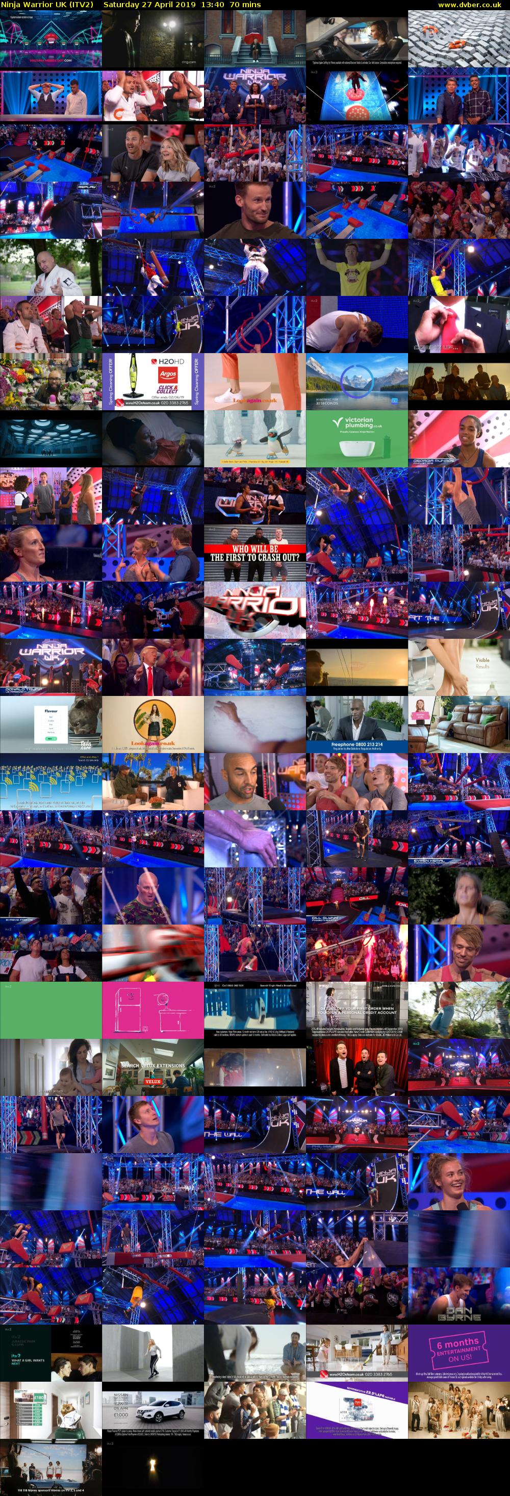 Ninja Warrior UK (ITV2) Saturday 27 April 2019 13:40 - 14:50