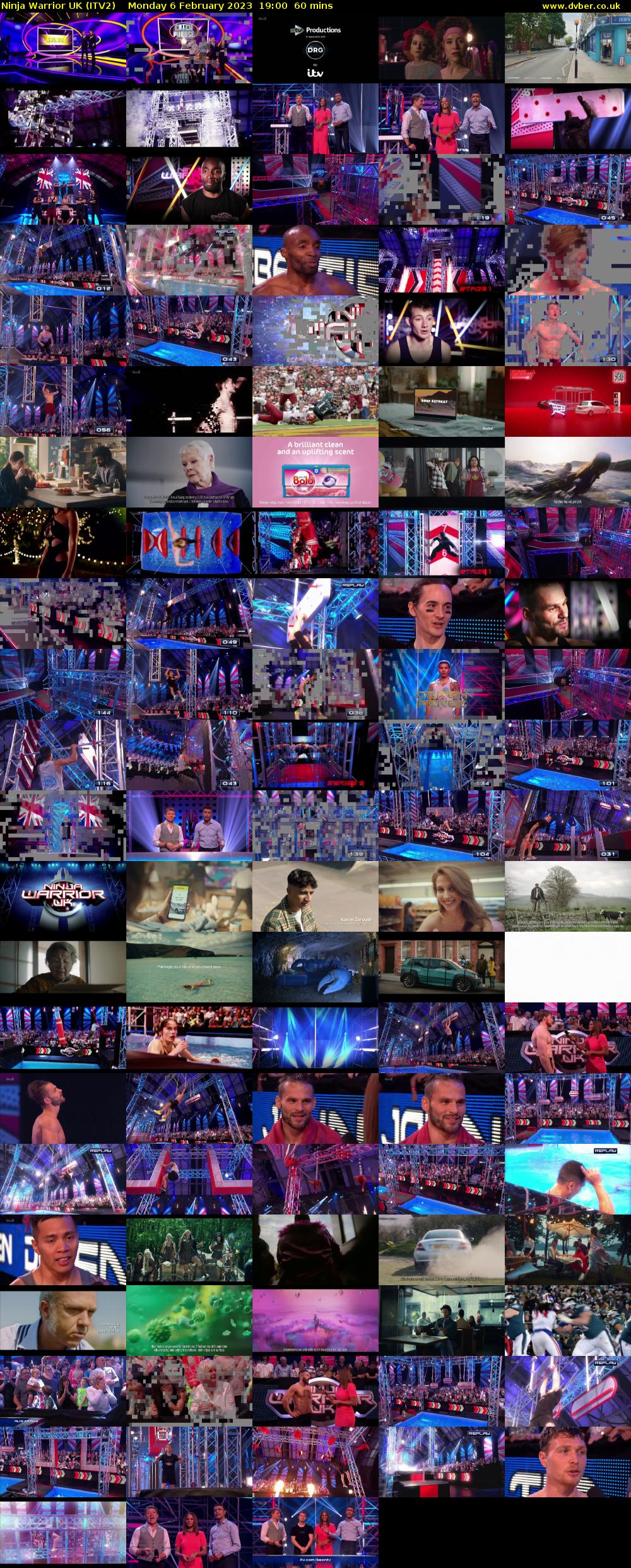 Ninja Warrior UK (ITV2) Monday 6 February 2023 19:00 - 20:00