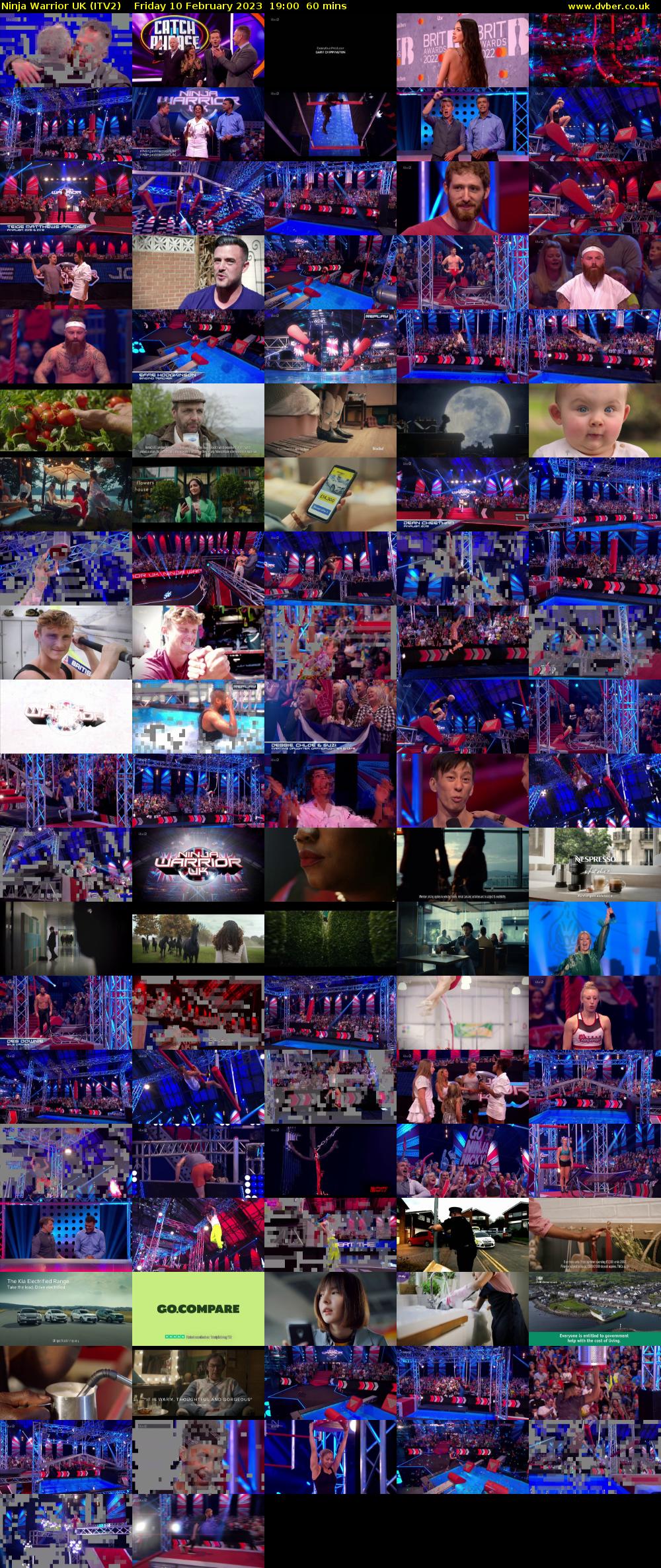 Ninja Warrior UK (ITV2) Friday 10 February 2023 19:00 - 20:00