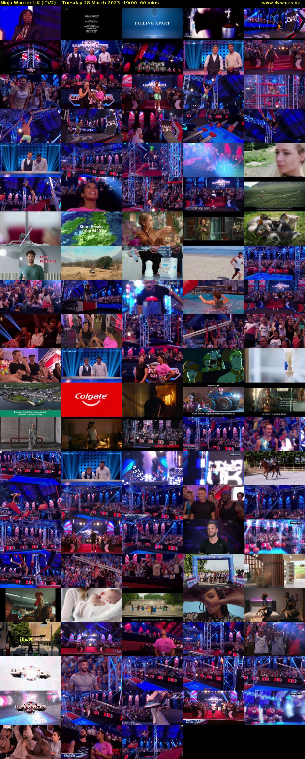 Ninja Warrior UK (ITV2) Tuesday 28 March 2023 19:00 - 20:00