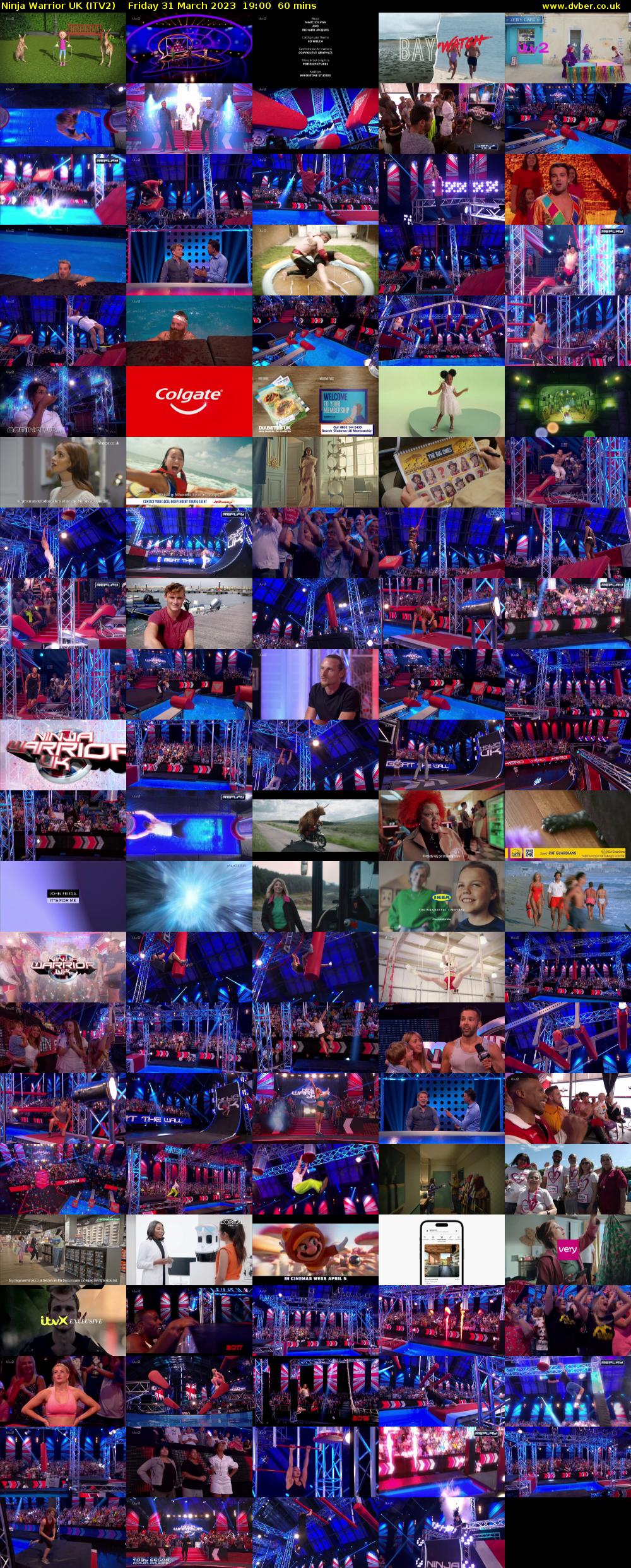 Ninja Warrior UK (ITV2) Friday 31 March 2023 19:00 - 20:00