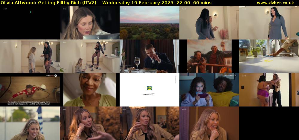 Olivia Attwood: Getting Filthy Rich (ITV2) Wednesday 19 February 2025 22:00 - 23:00