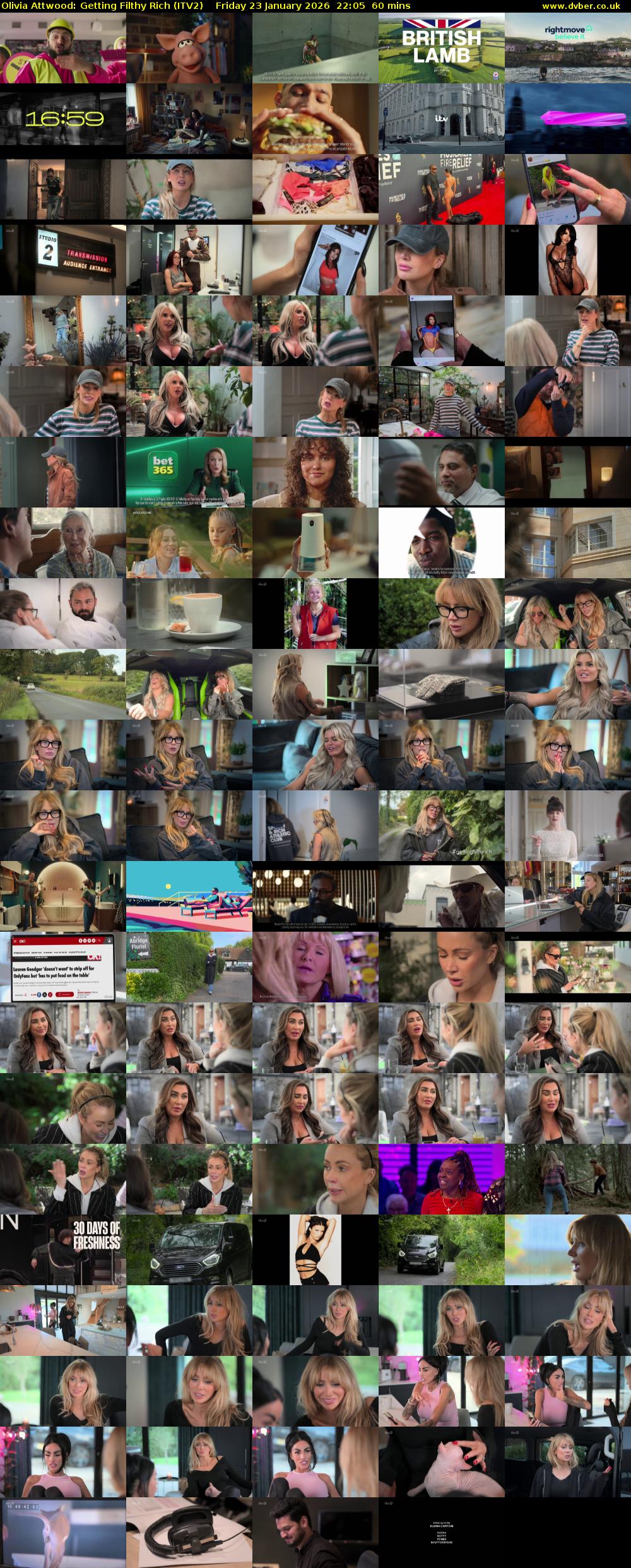 Olivia Attwood: Getting Filthy Rich (ITV2) Friday 23 January 2026 22:05 - 23:05