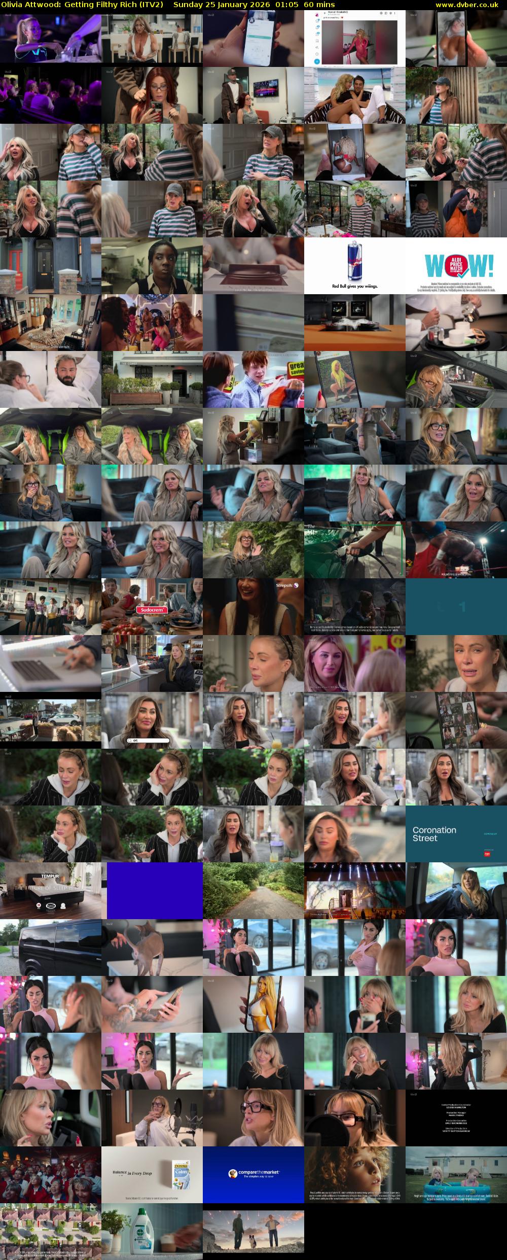 Olivia Attwood: Getting Filthy Rich (ITV2) Sunday 25 January 2026 01:05 - 02:05