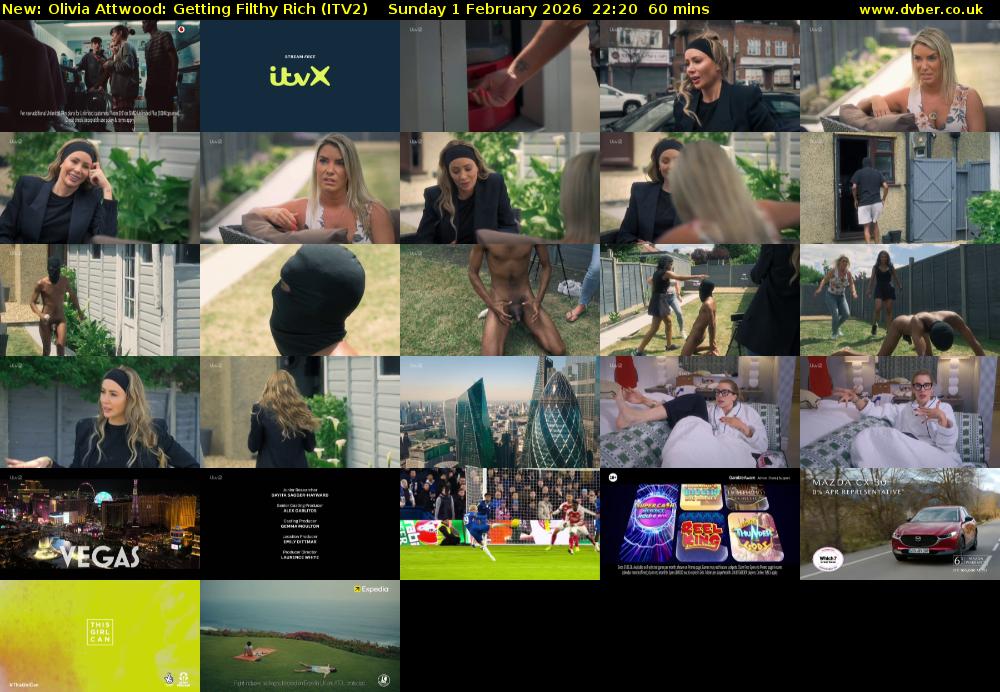 Olivia Attwood: Getting Filthy Rich (ITV2) Sunday 1 February 2026 22:20 - 23:20