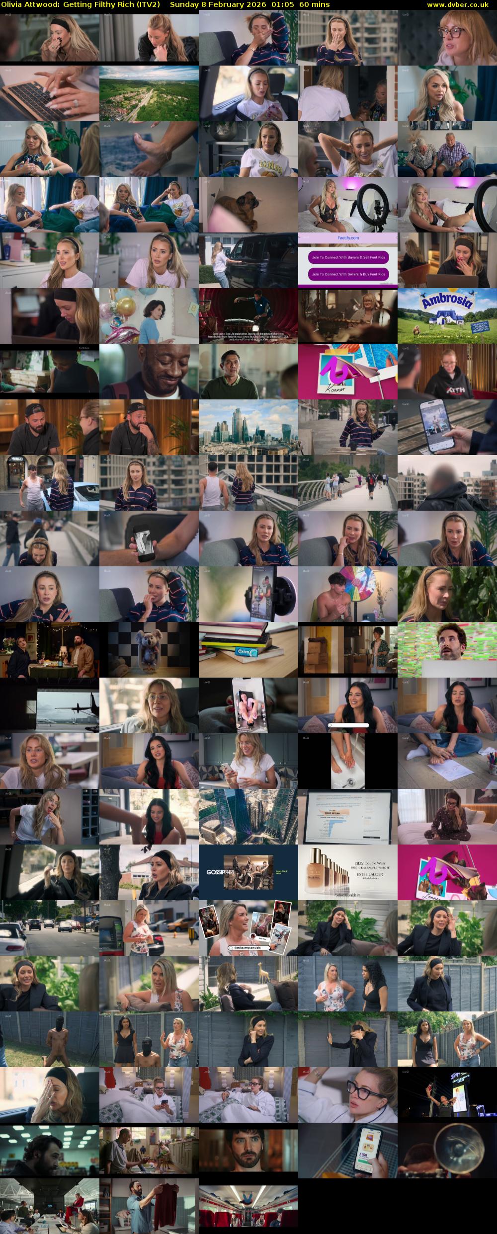 Olivia Attwood: Getting Filthy Rich (ITV2) Sunday 8 February 2026 01:05 - 02:05