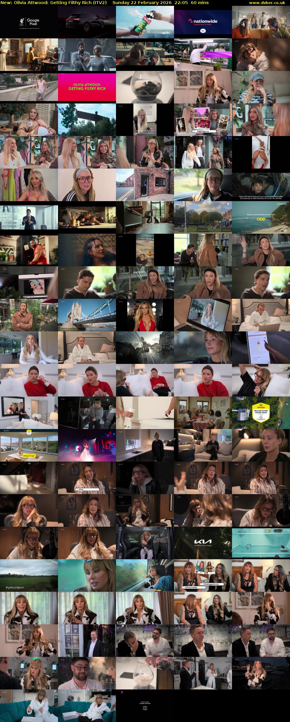 Olivia Attwood: Getting Filthy Rich (ITV2) Sunday 22 February 2026 22:05 - 23:05