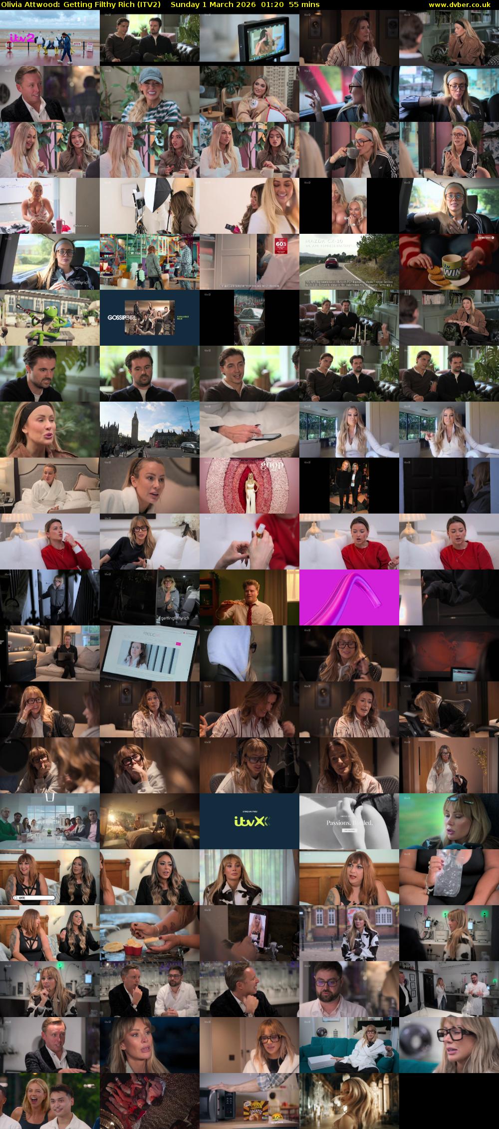 Olivia Attwood: Getting Filthy Rich (ITV2) Sunday 1 March 2026 01:20 - 02:15