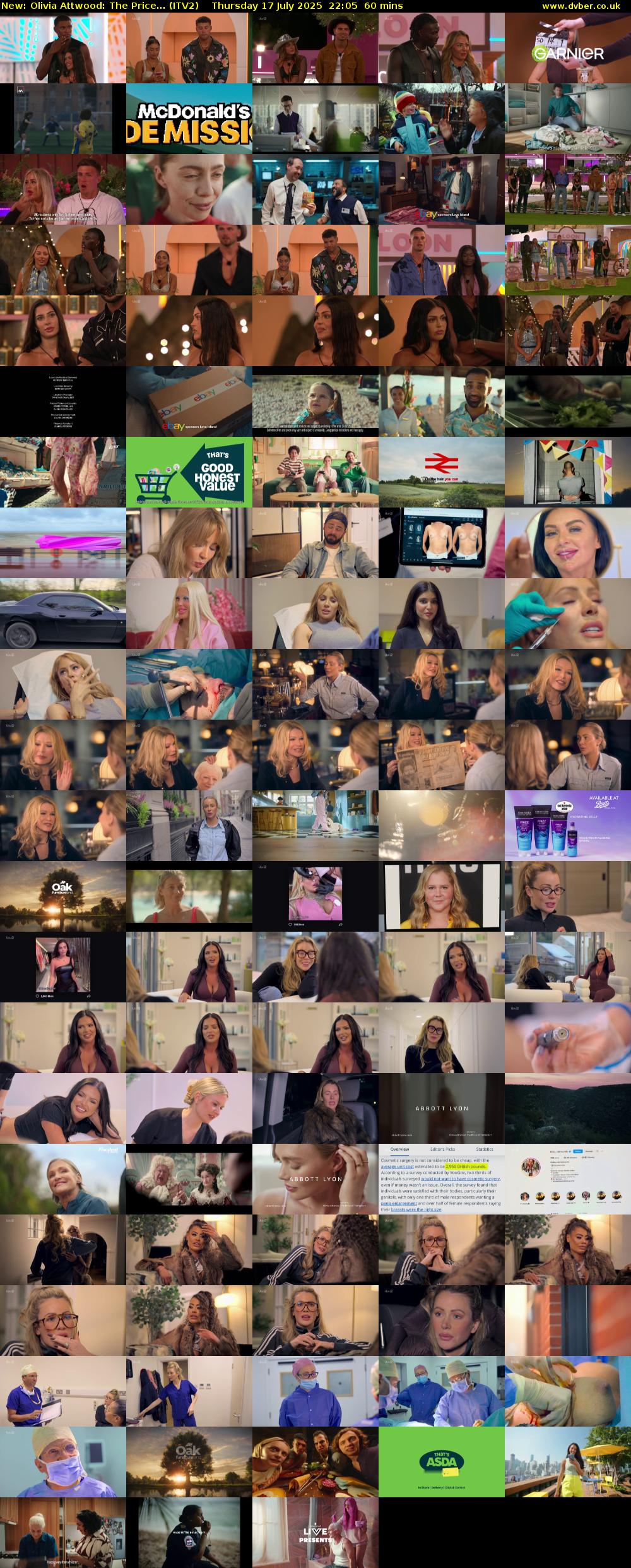 Olivia Attwood: The Price... (ITV2) Thursday 17 July 2025 22:05 - 23:05