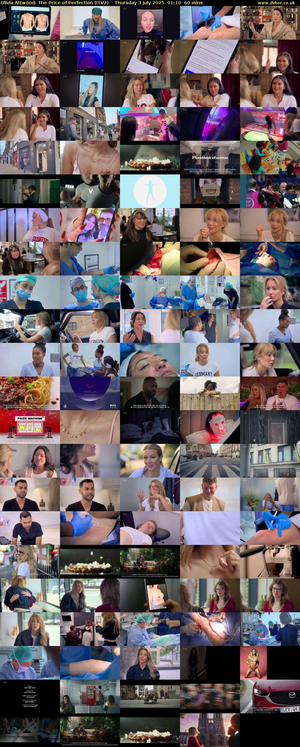 Olivia Attwood: The Price of Perfection (ITV2) Thursday 3 July 2025 01:10 - 02:10