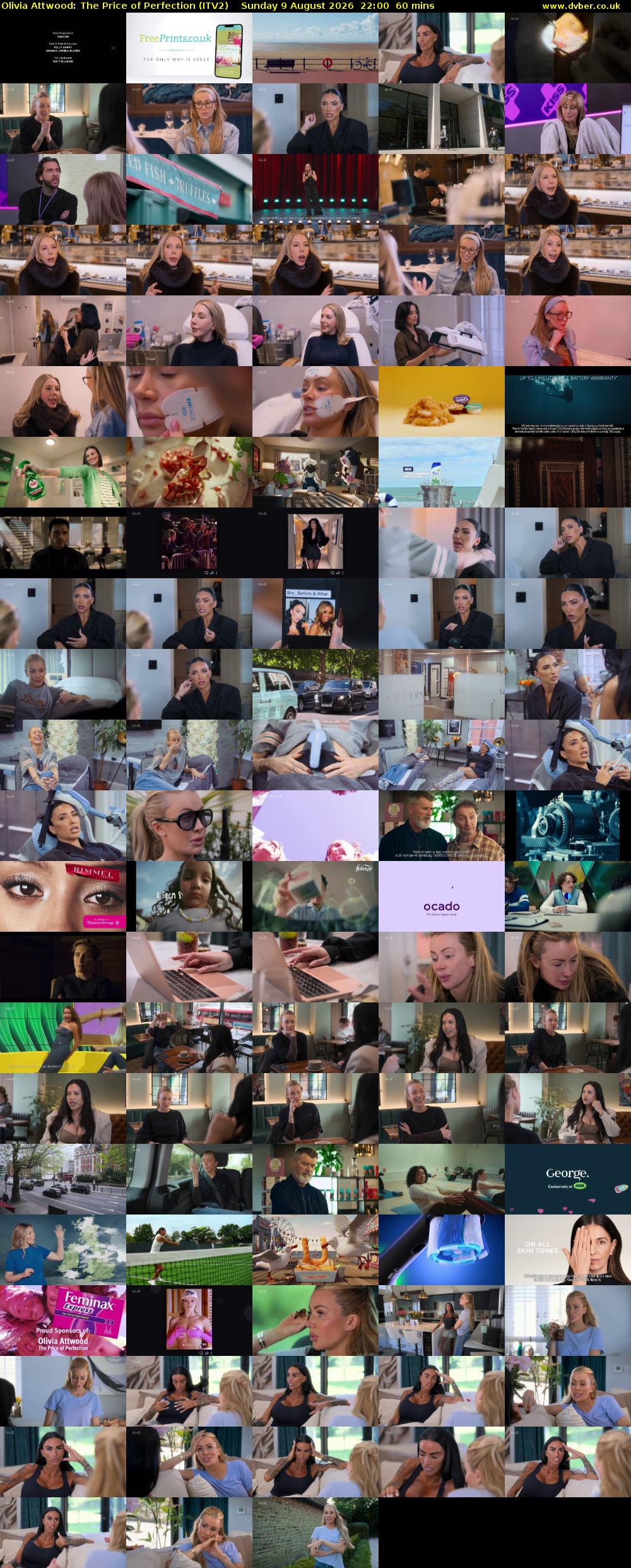 Olivia Attwood: The Price of Perfection (ITV2) Sunday 9 August 2026 22:00 - 23:00