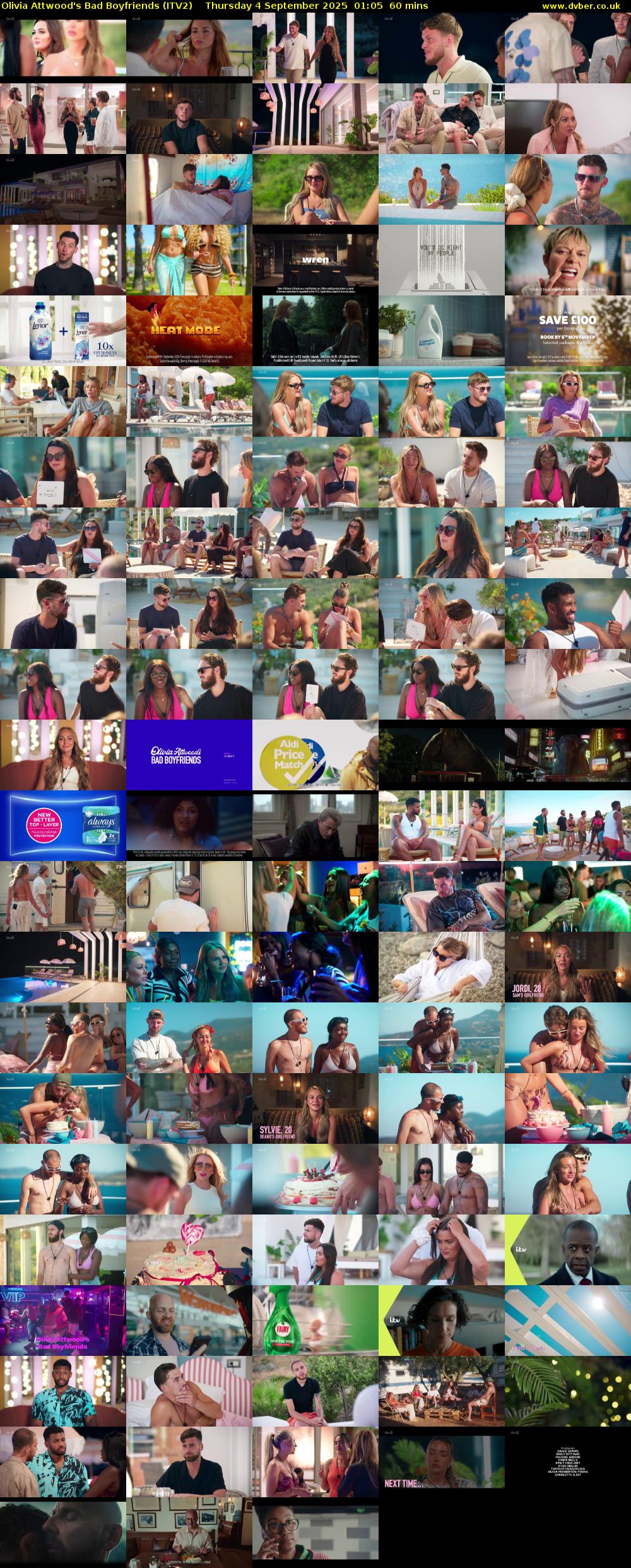 Olivia Attwood's Bad Boyfriends (ITV2) Thursday 4 September 2025 01:05 - 02:05