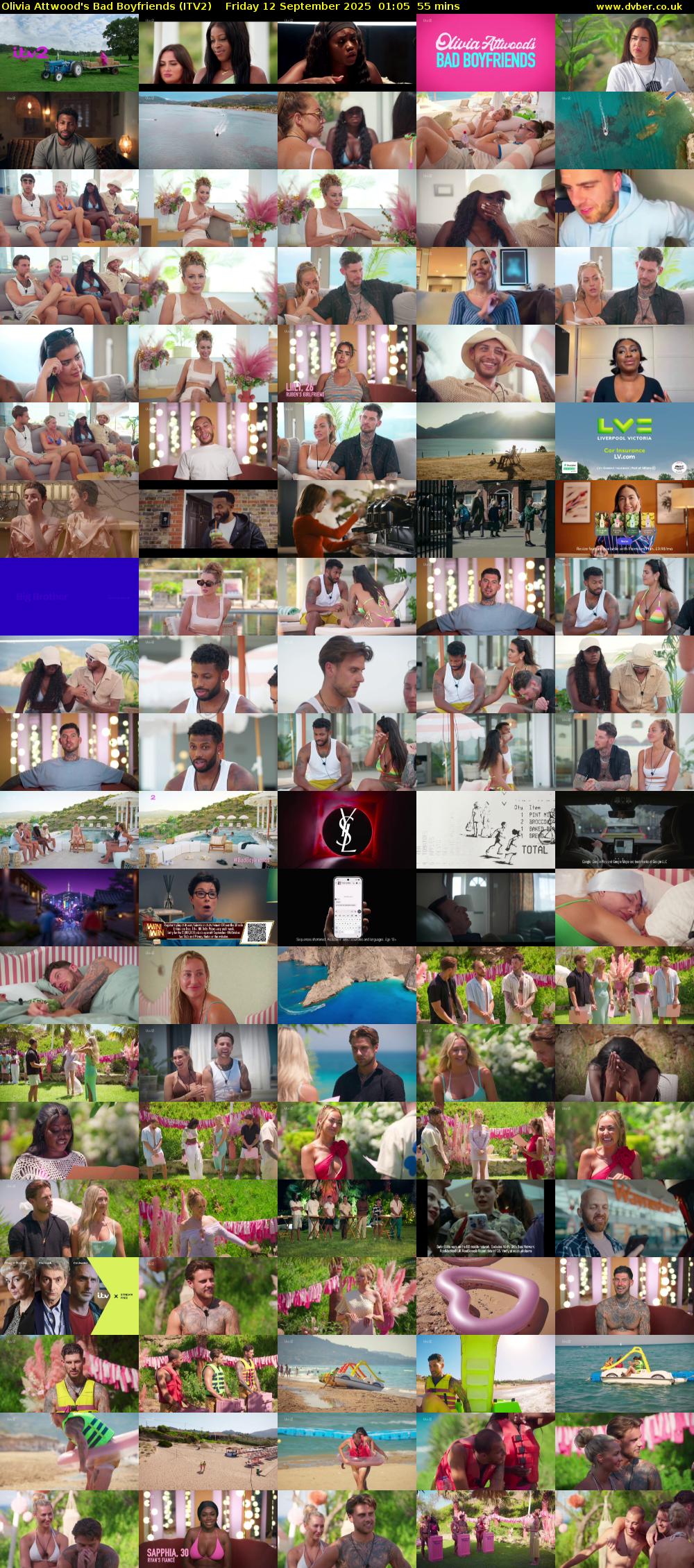 Olivia Attwood's Bad Boyfriends (ITV2) Friday 12 September 2025 01:05 - 02:00