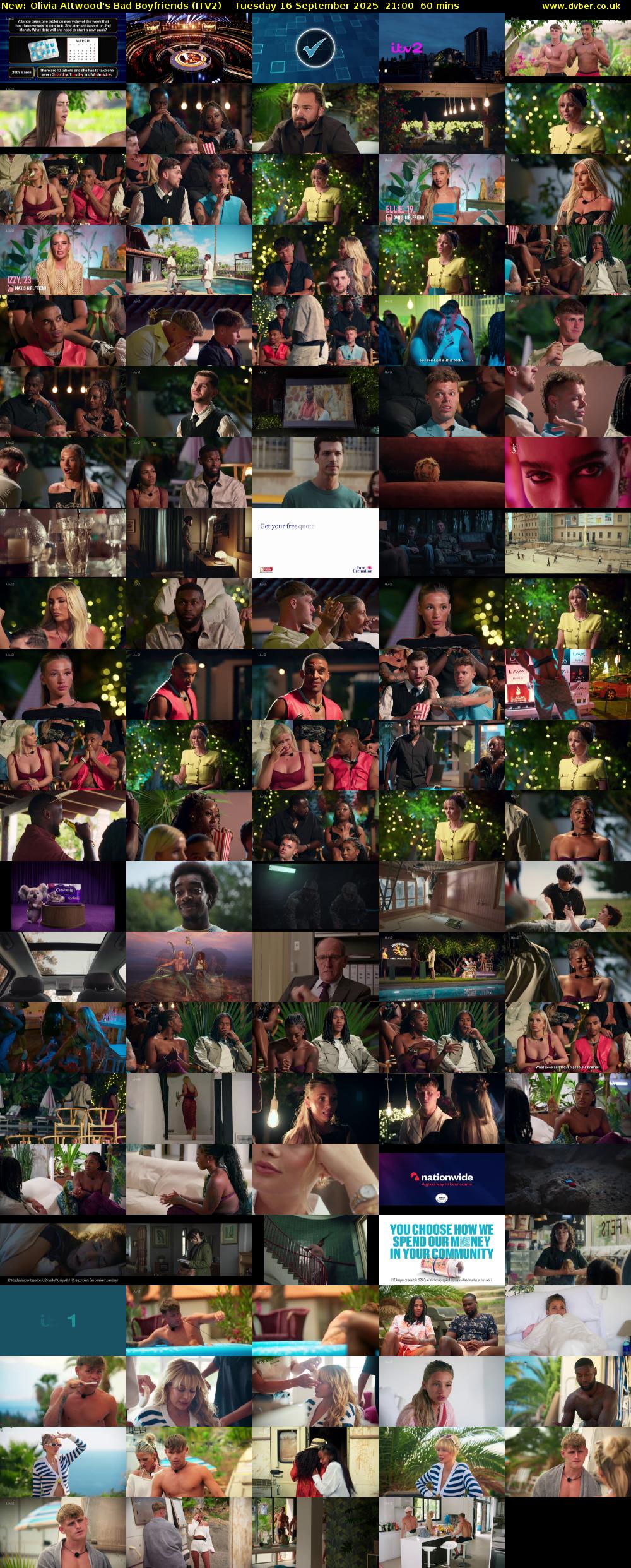 Olivia Attwood's Bad Boyfriends (ITV2) Tuesday 16 September 2025 21:00 - 22:00