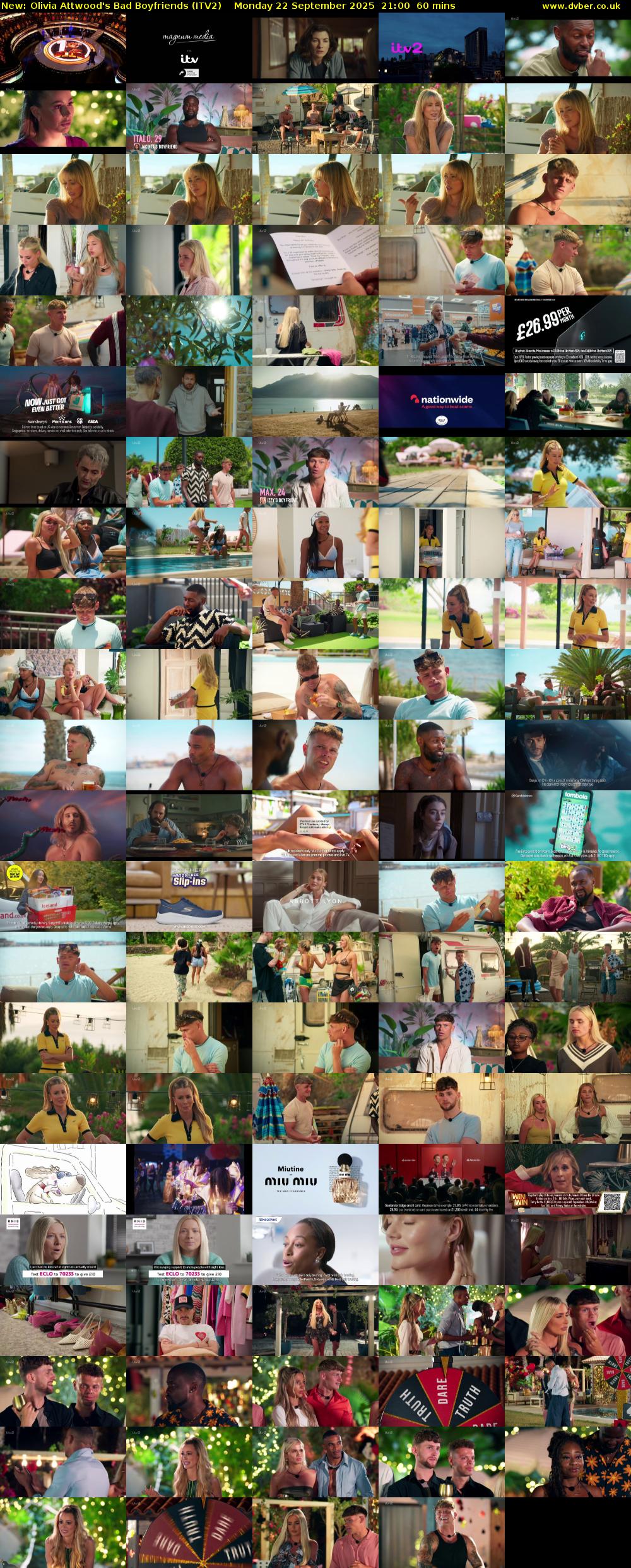 Olivia Attwood's Bad Boyfriends (ITV2) Monday 22 September 2025 21:00 - 22:00