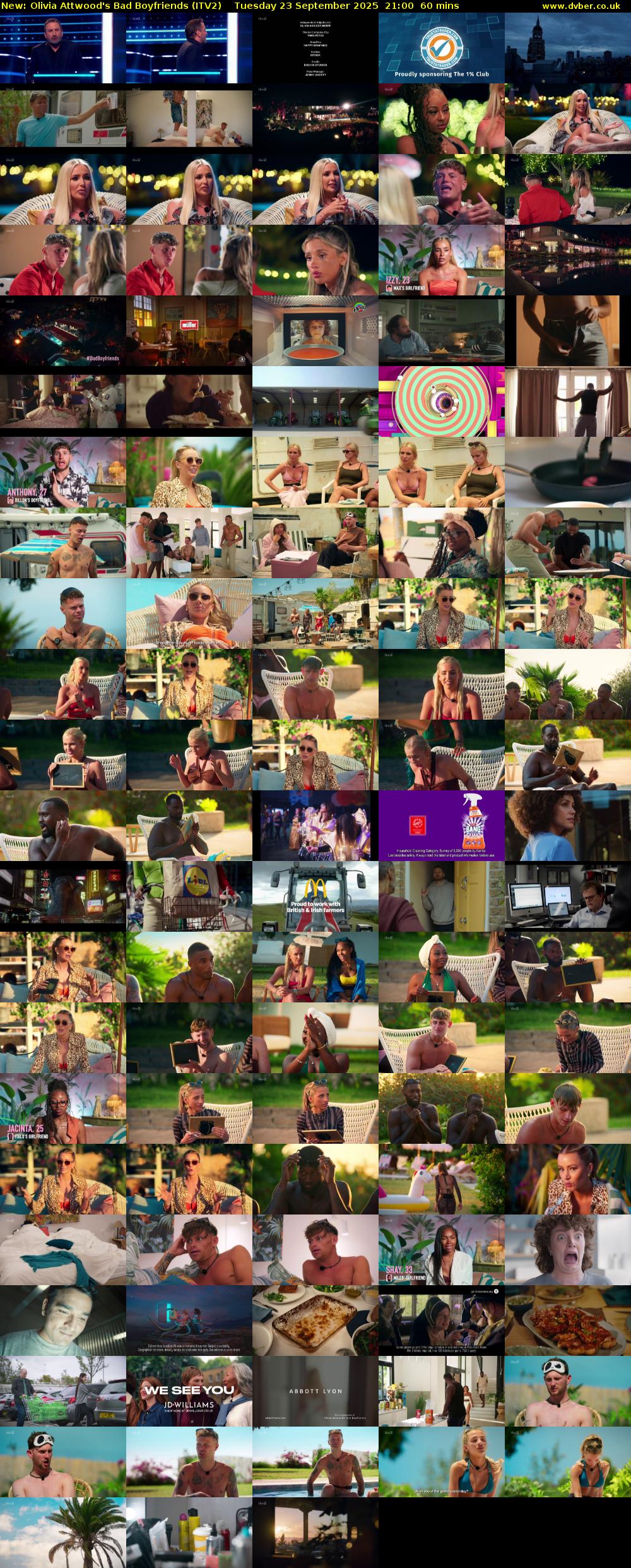 Olivia Attwood's Bad Boyfriends (ITV2) Tuesday 23 September 2025 21:00 - 22:00