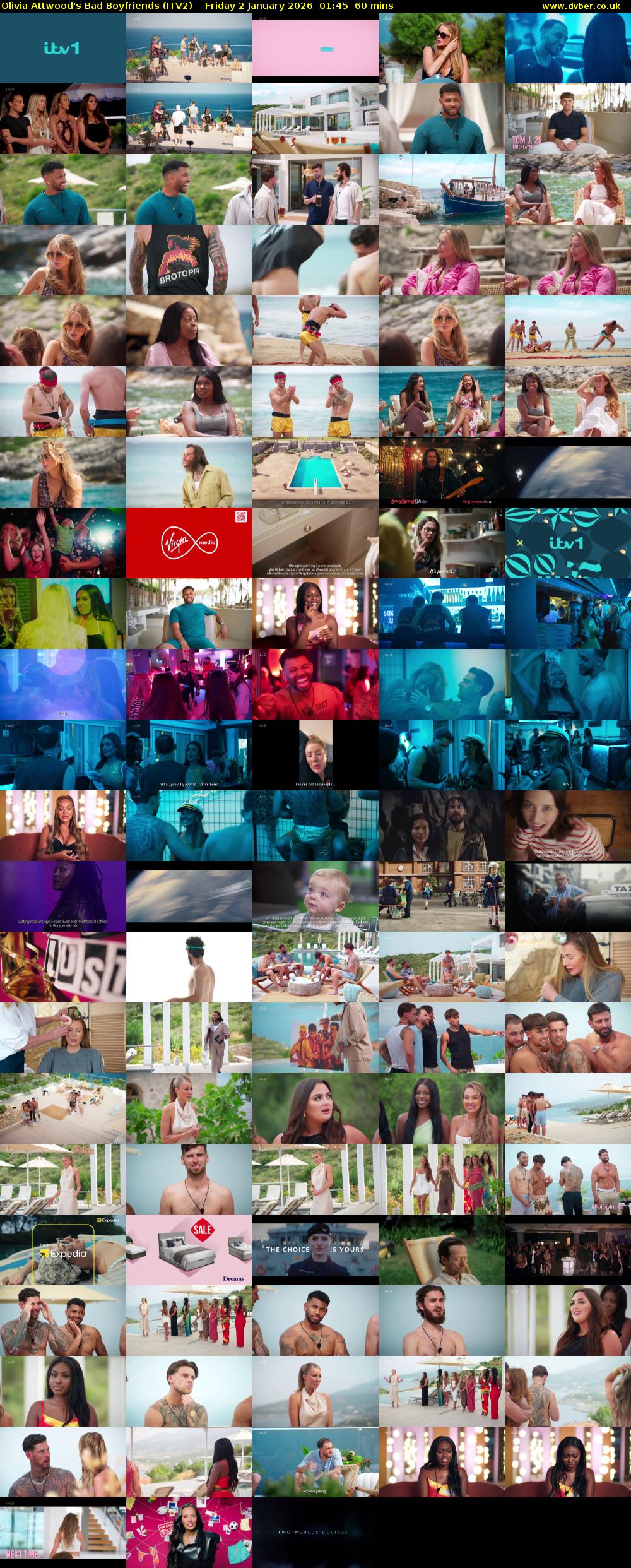 Olivia Attwood's Bad Boyfriends (ITV2) Friday 2 January 2026 01:45 - 02:45