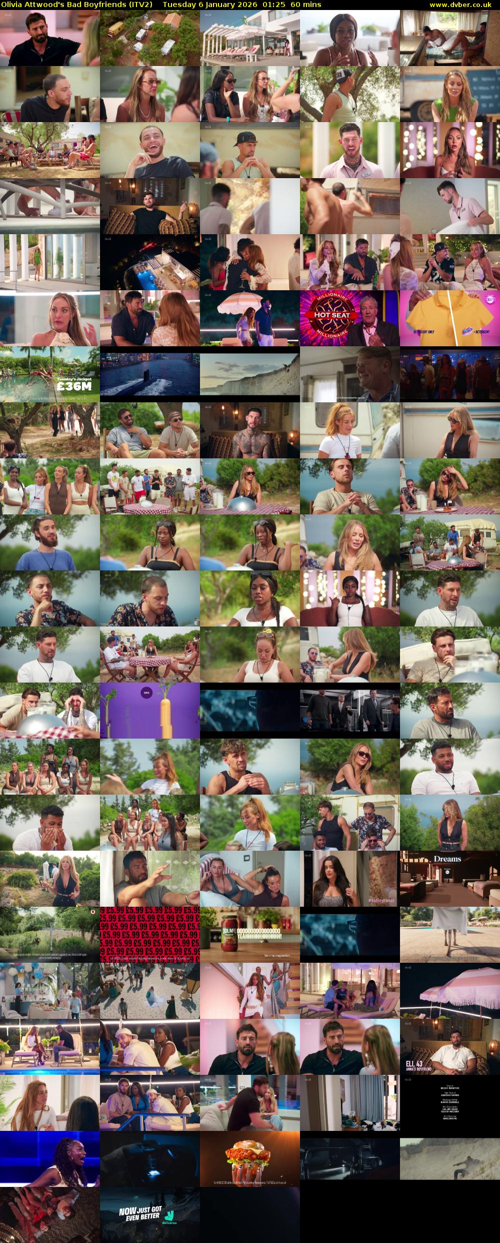 Olivia Attwood's Bad Boyfriends (ITV2) Tuesday 6 January 2026 01:25 - 02:25