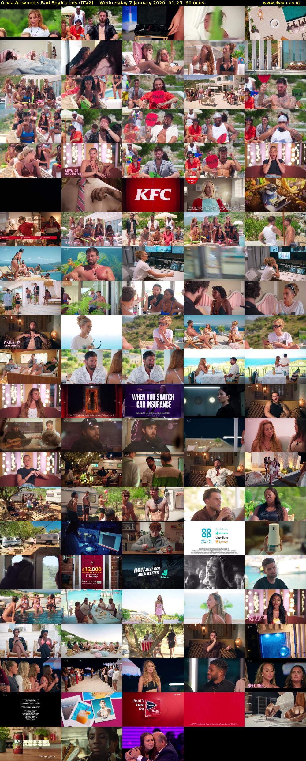 Olivia Attwood's Bad Boyfriends (ITV2) Wednesday 7 January 2026 01:25 - 02:25
