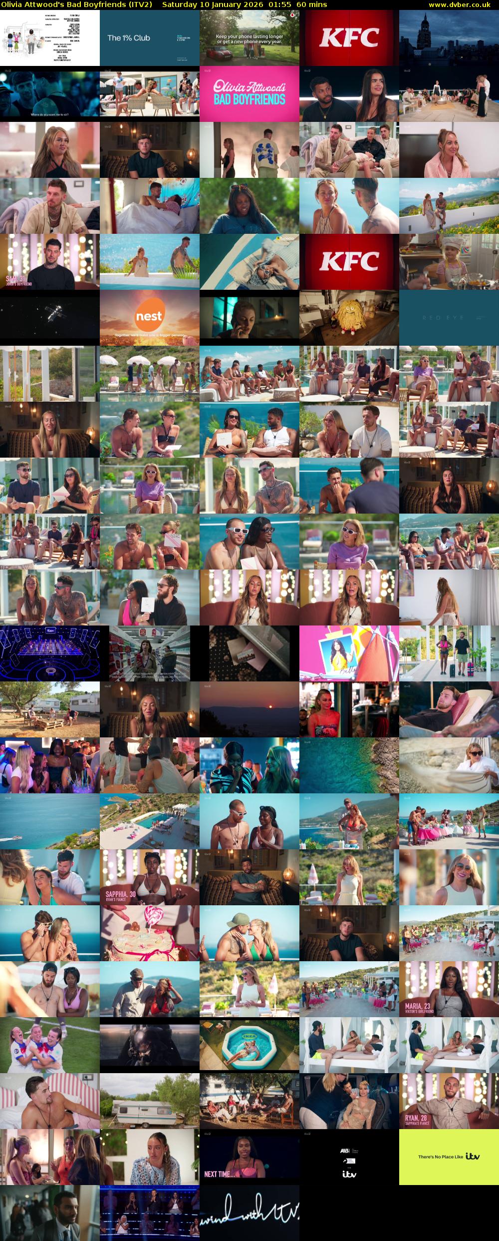 Olivia Attwood's Bad Boyfriends (ITV2) Saturday 10 January 2026 01:55 - 02:55