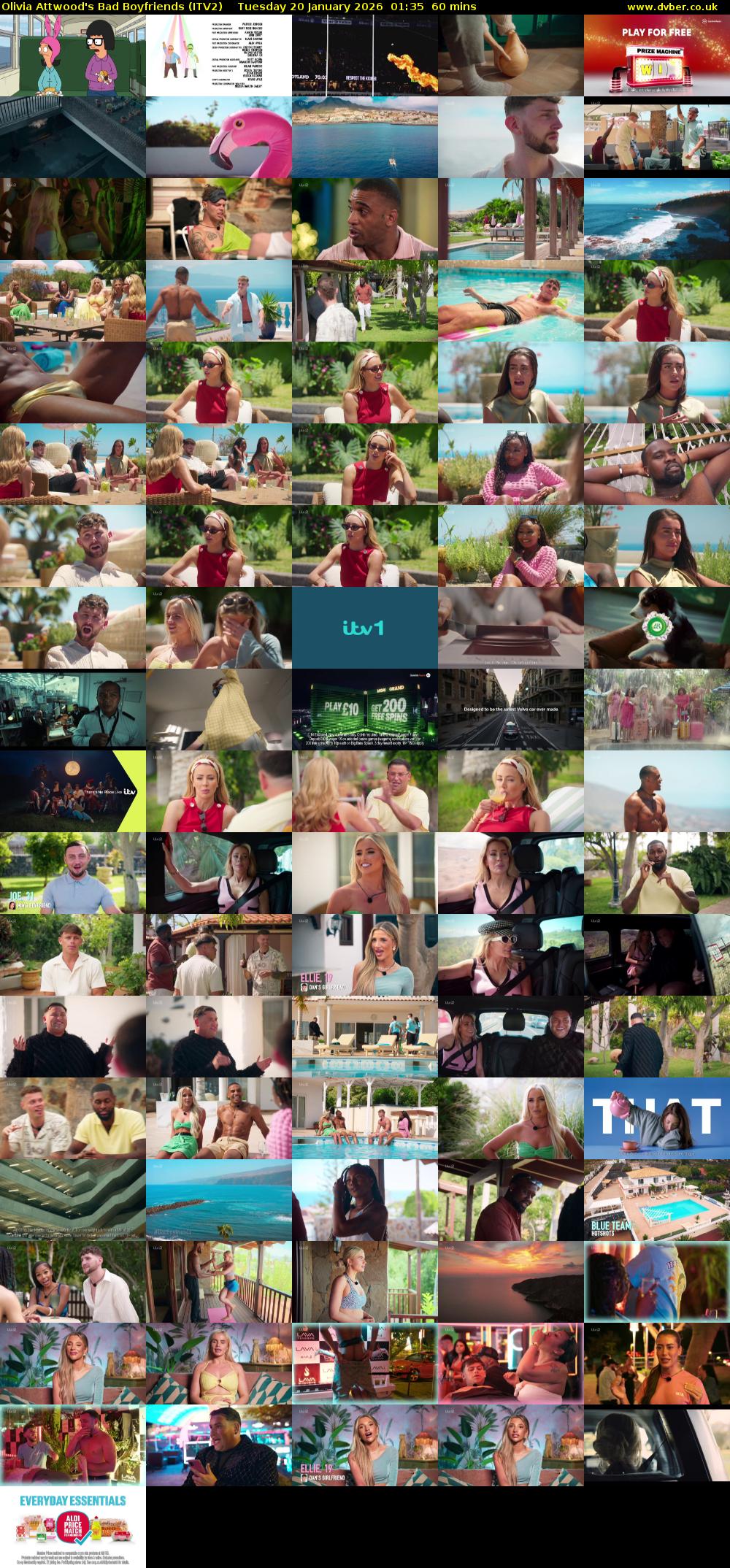 Olivia Attwood's Bad Boyfriends (ITV2) Tuesday 20 January 2026 01:35 - 02:35