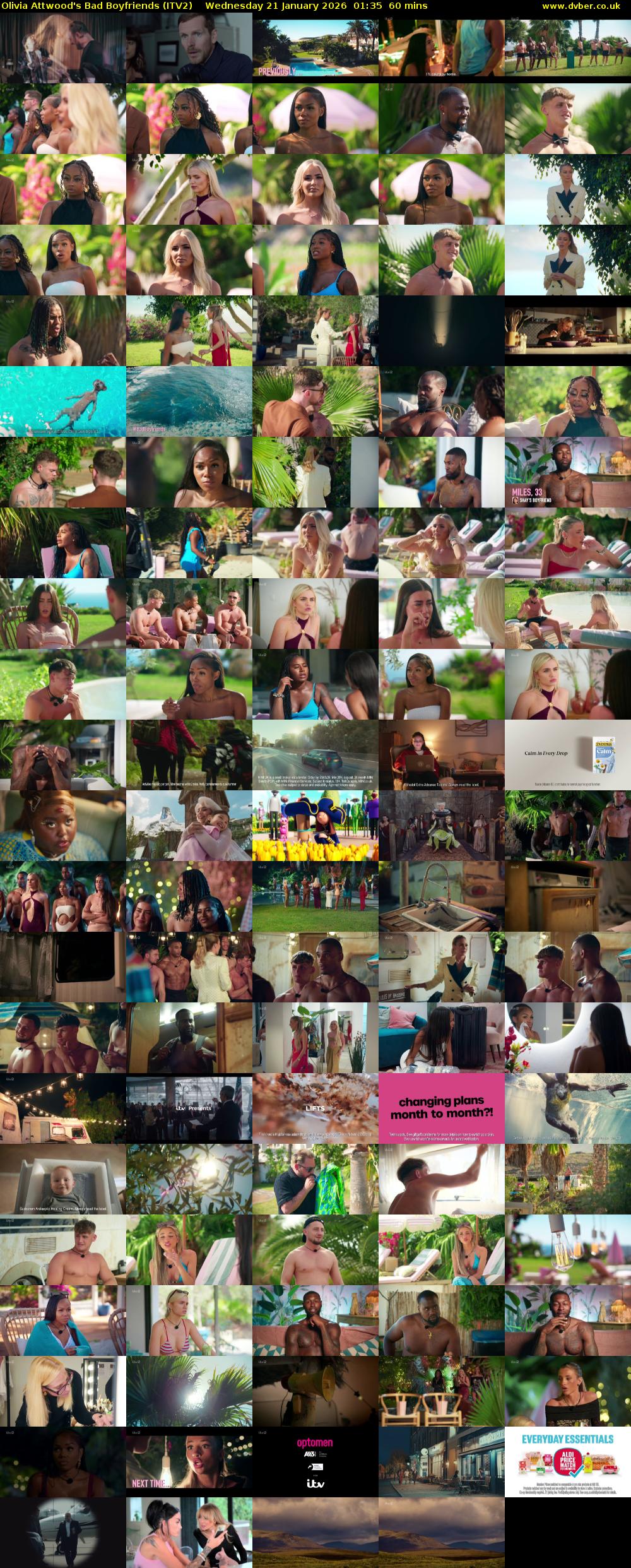 Olivia Attwood's Bad Boyfriends (ITV2) Wednesday 21 January 2026 01:35 - 02:35