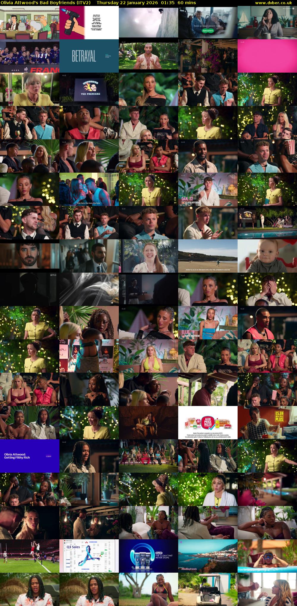 Olivia Attwood's Bad Boyfriends (ITV2) Thursday 22 January 2026 01:35 - 02:35