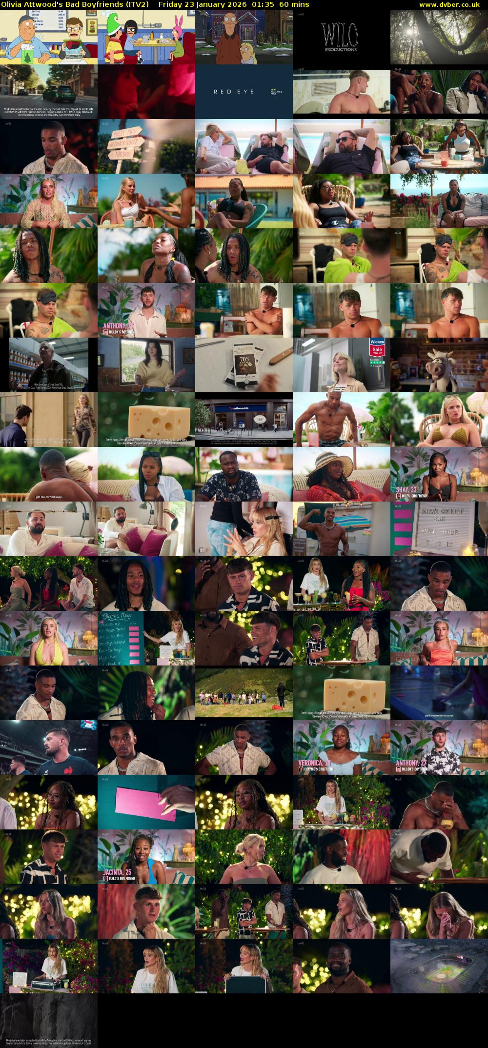 Olivia Attwood's Bad Boyfriends (ITV2) Friday 23 January 2026 01:35 - 02:35