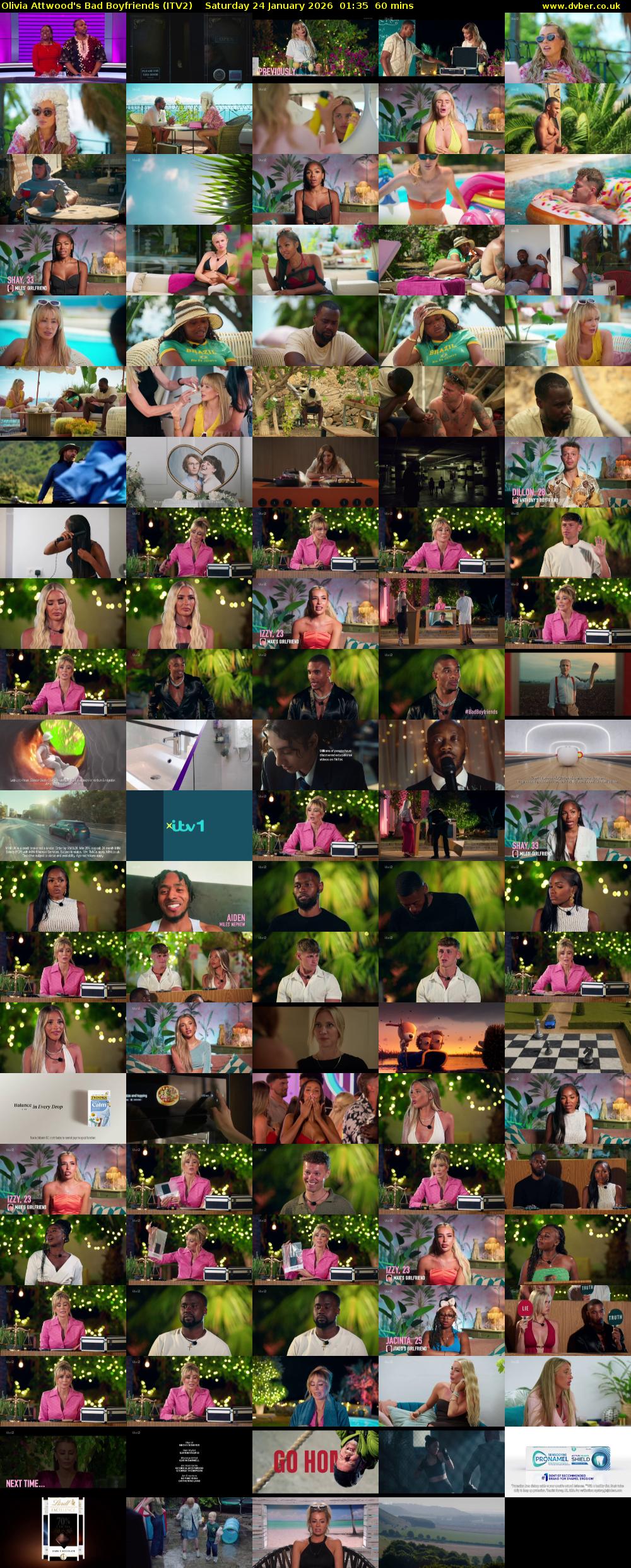 Olivia Attwood's Bad Boyfriends (ITV2) Saturday 24 January 2026 01:35 - 02:35
