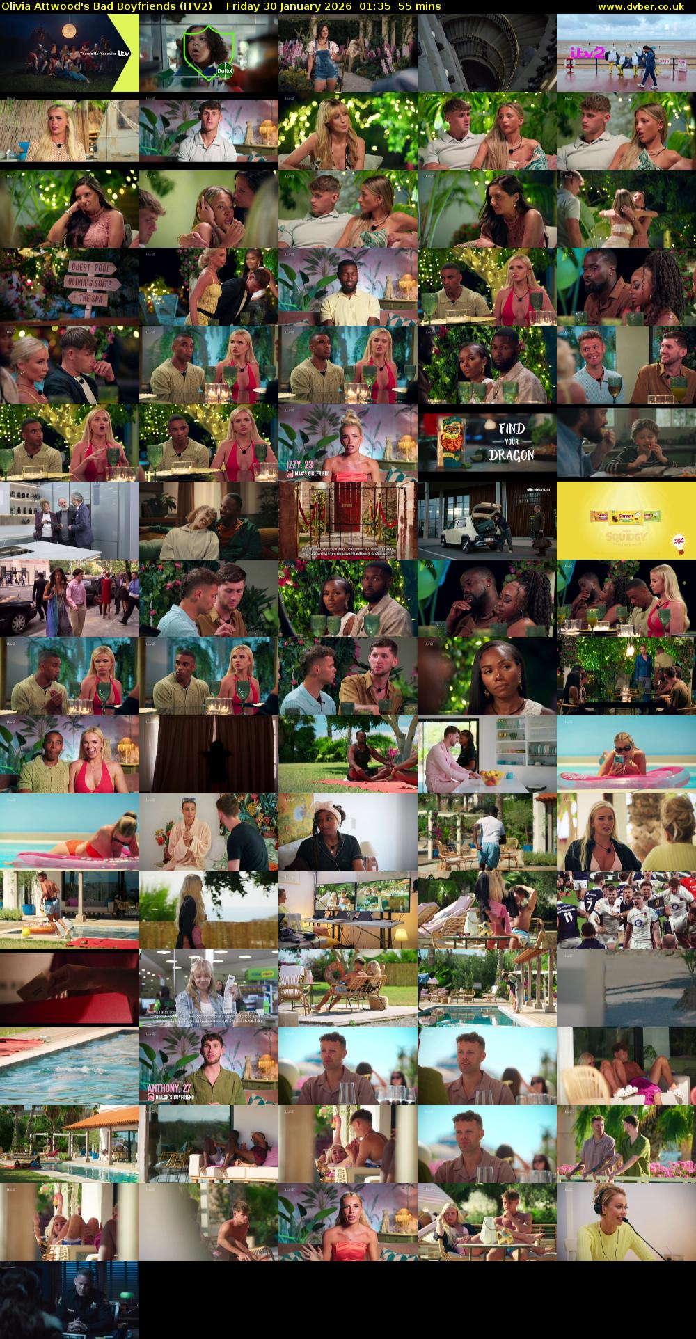 Olivia Attwood's Bad Boyfriends (ITV2) Friday 30 January 2026 01:35 - 02:30